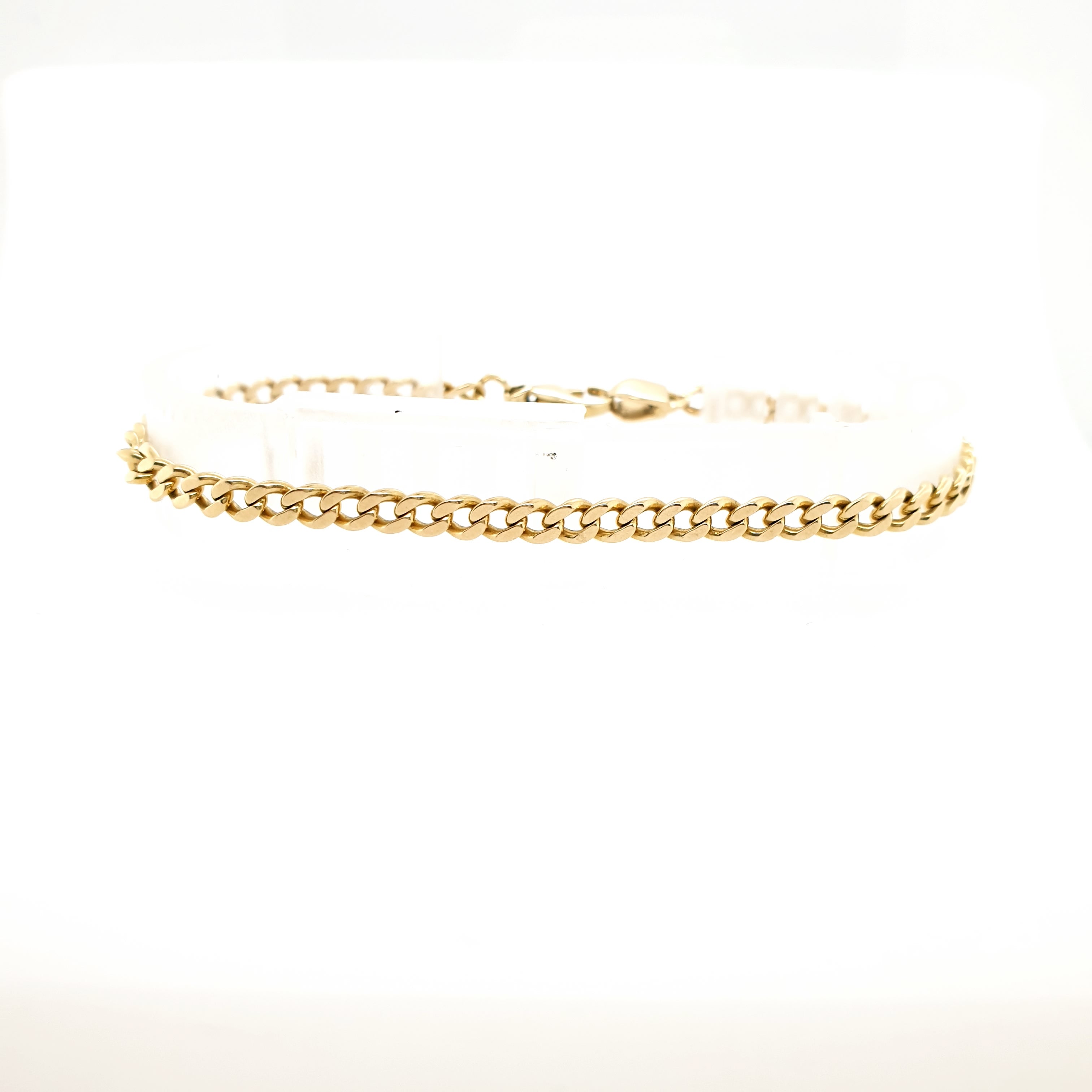 Gold Armband L: 21 cm 585 14kt