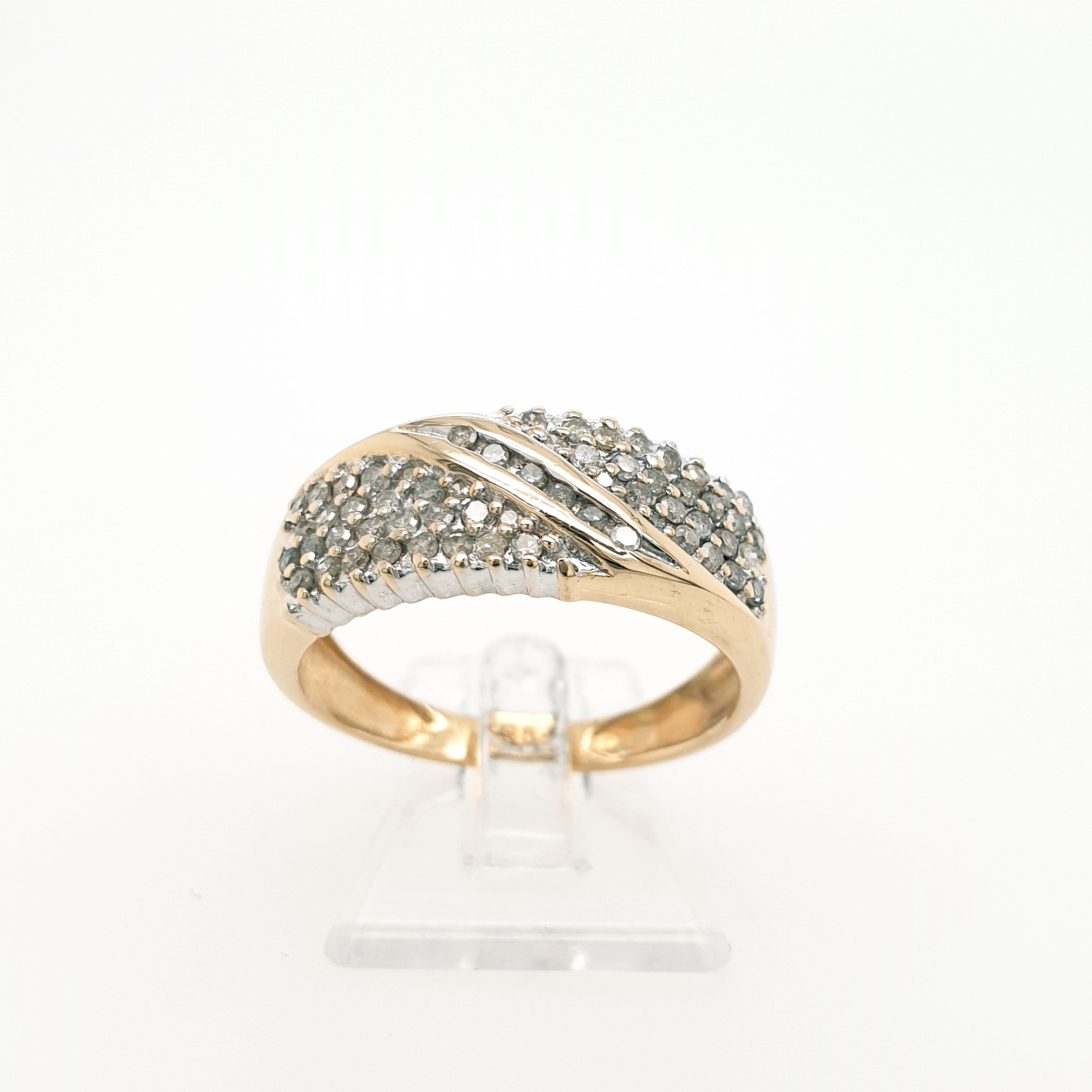 Diamant Ring 585 Gelbgold 14kt Gr.59