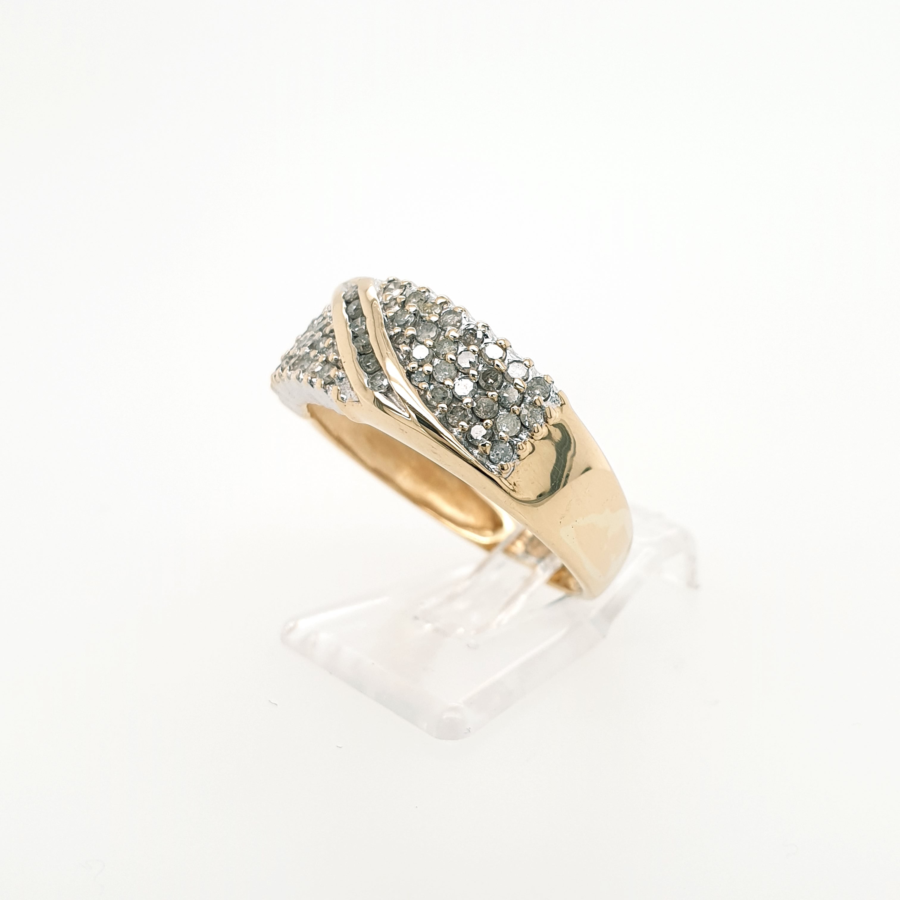 Diamant Ring 585 Gelbgold 14kt Gr.59