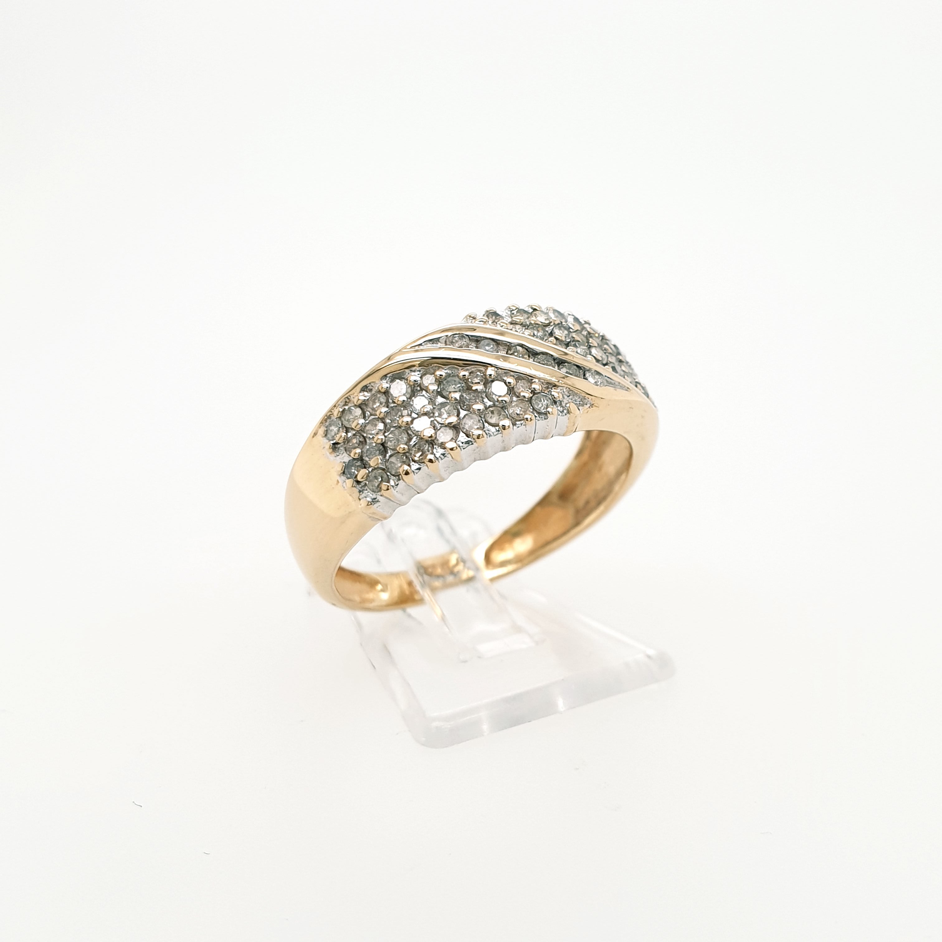Diamant Ring 585 Gelbgold 14kt Gr.59