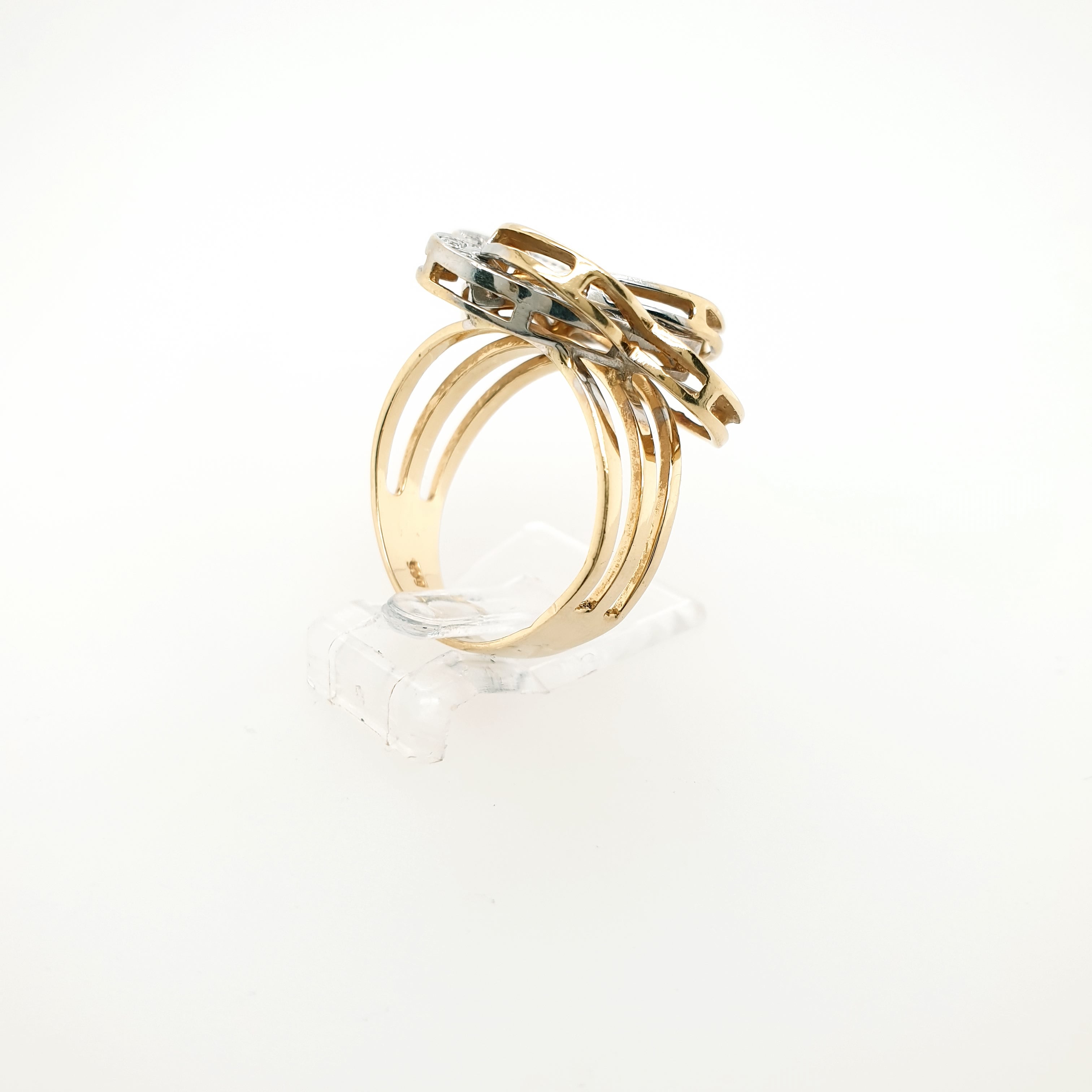 Damenring 585 Herz Gelbgold 14kt Gr. 56