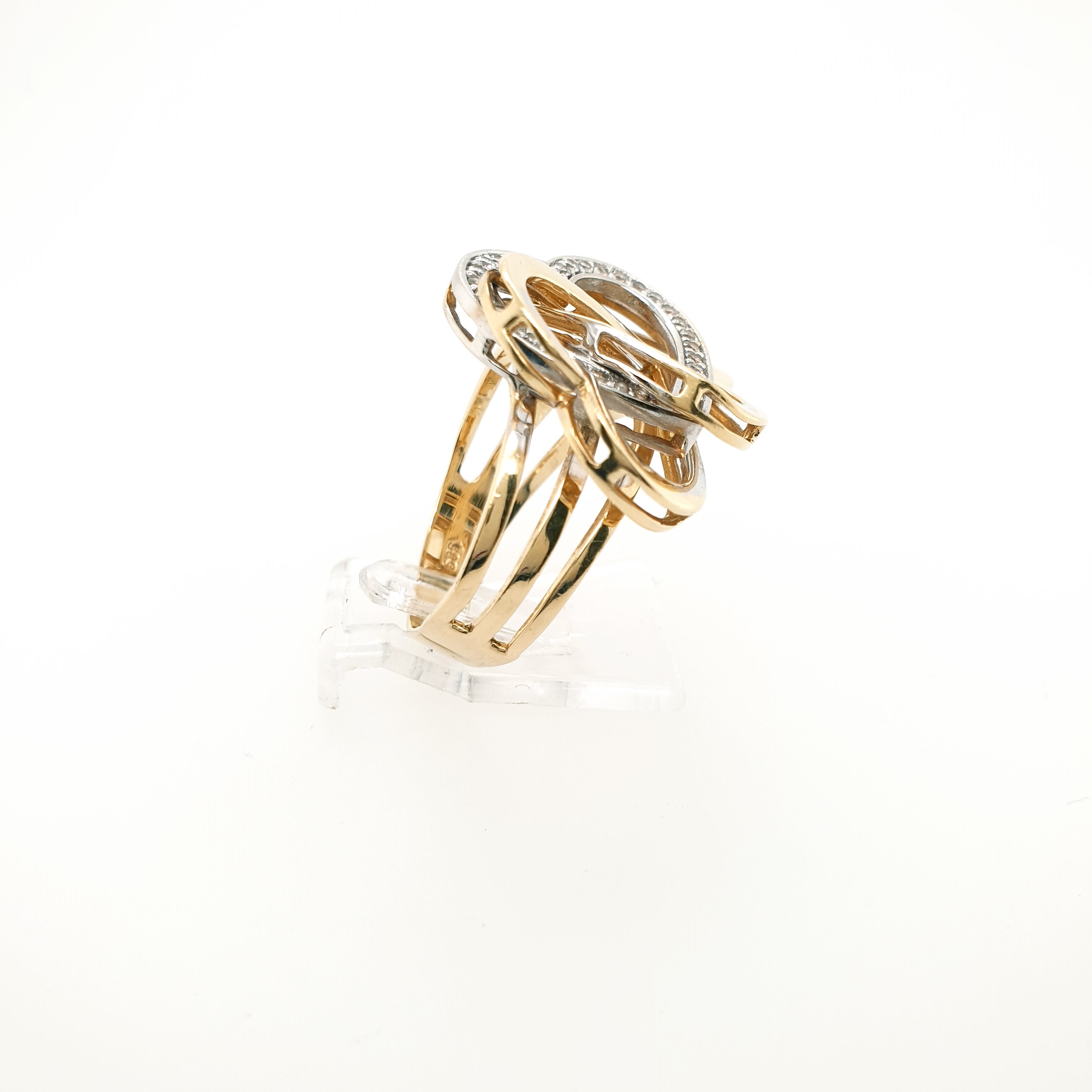 Damenring 585 Herz Gelbgold 14kt Gr. 56