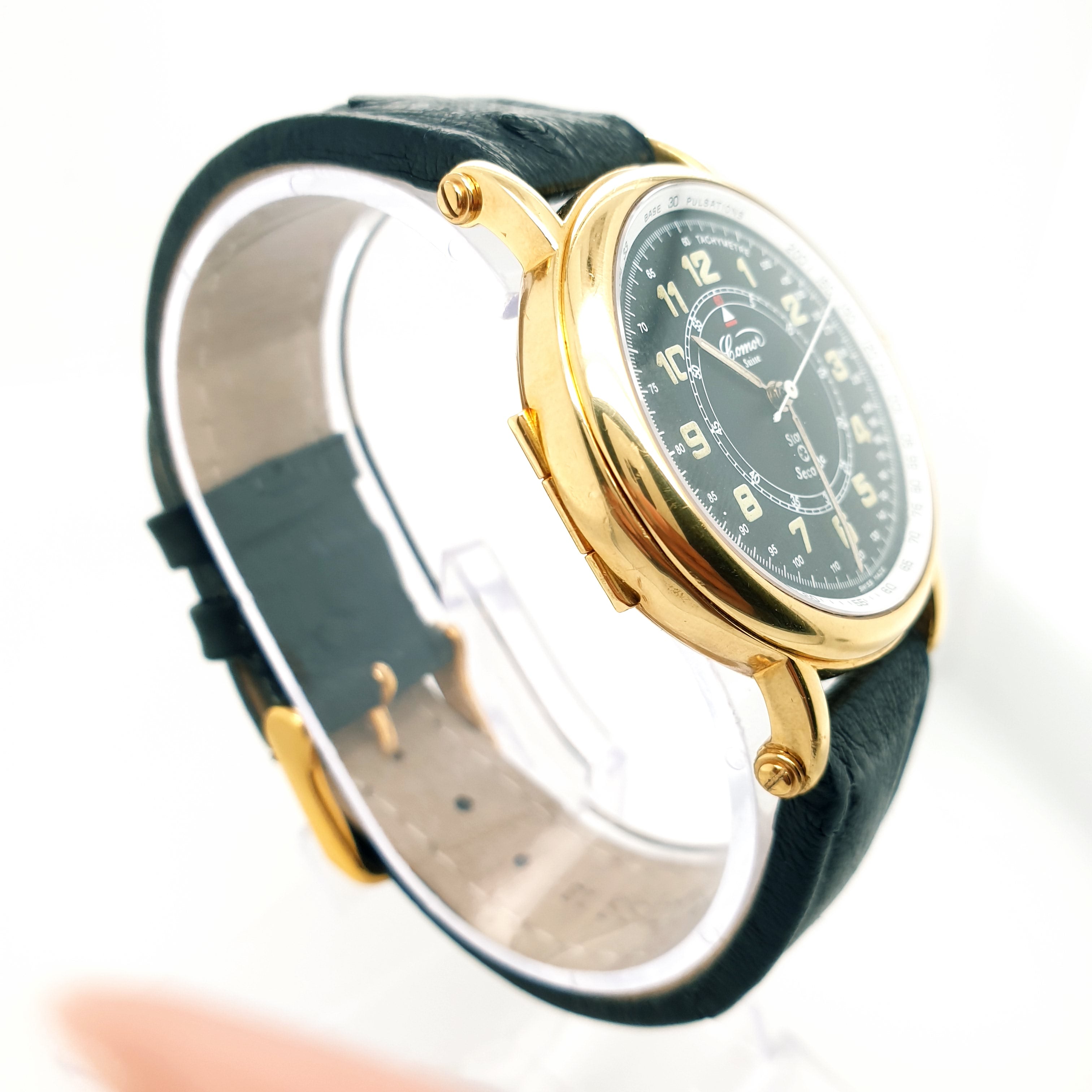 Herrenarmbanduhr "Comor Stop Seconde" Chronograph Handaufzug