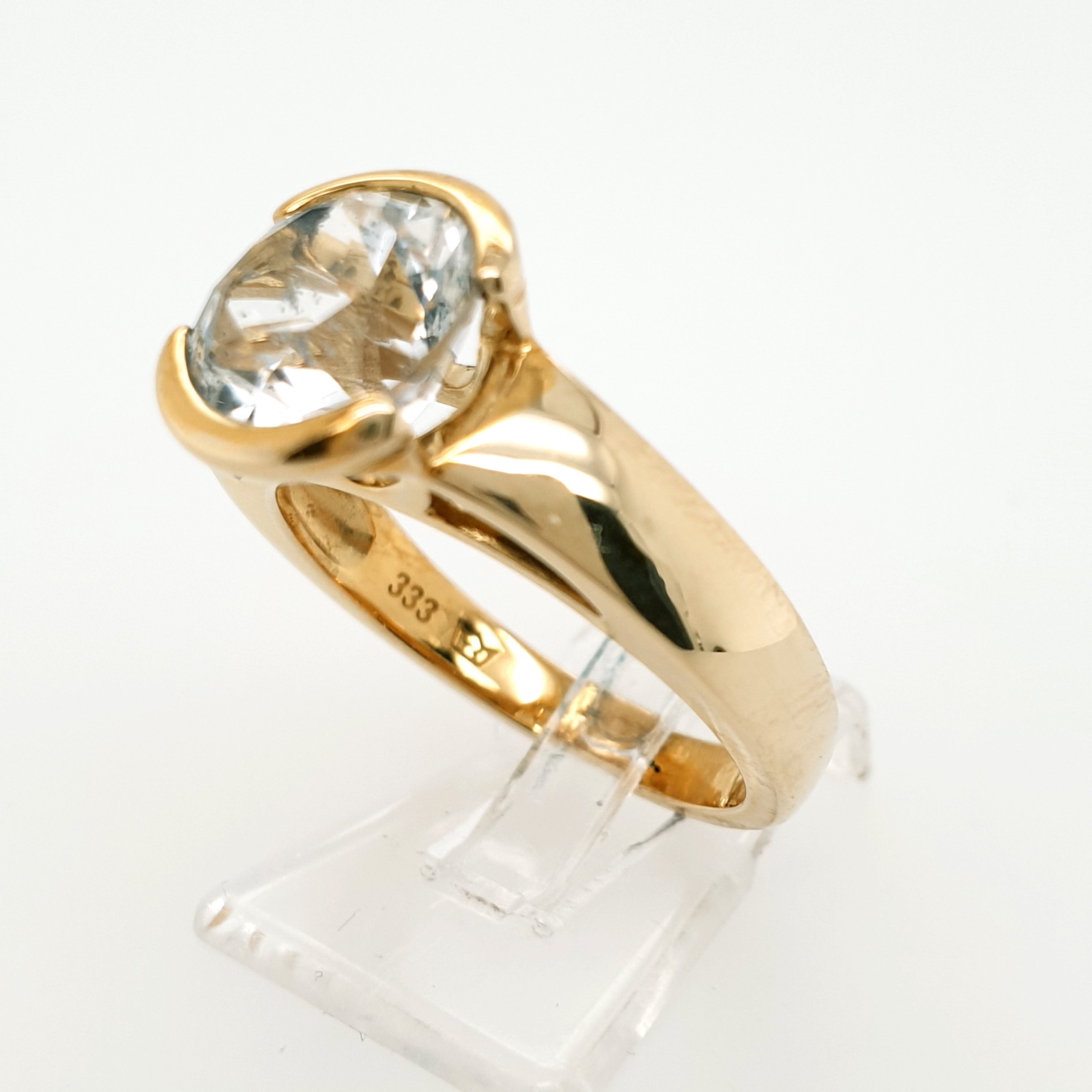 Damenring 333 Gelbgold mit Zirkonia