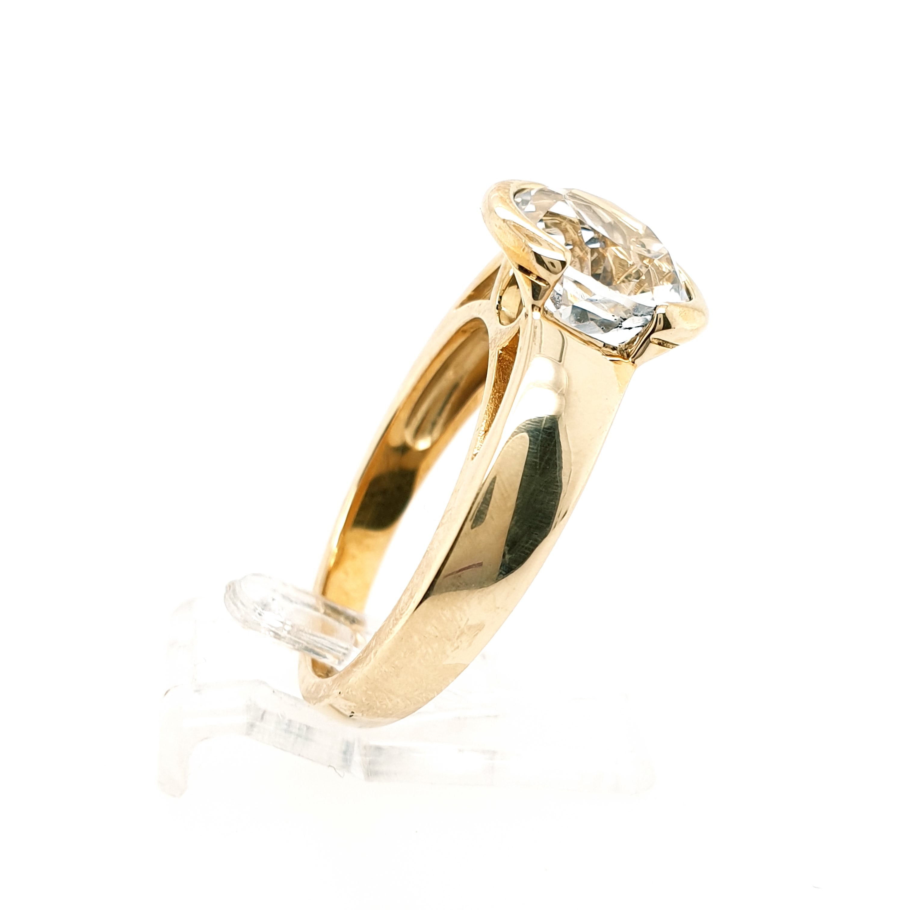 Damenring 333 Gelbgold mit Zirkonia