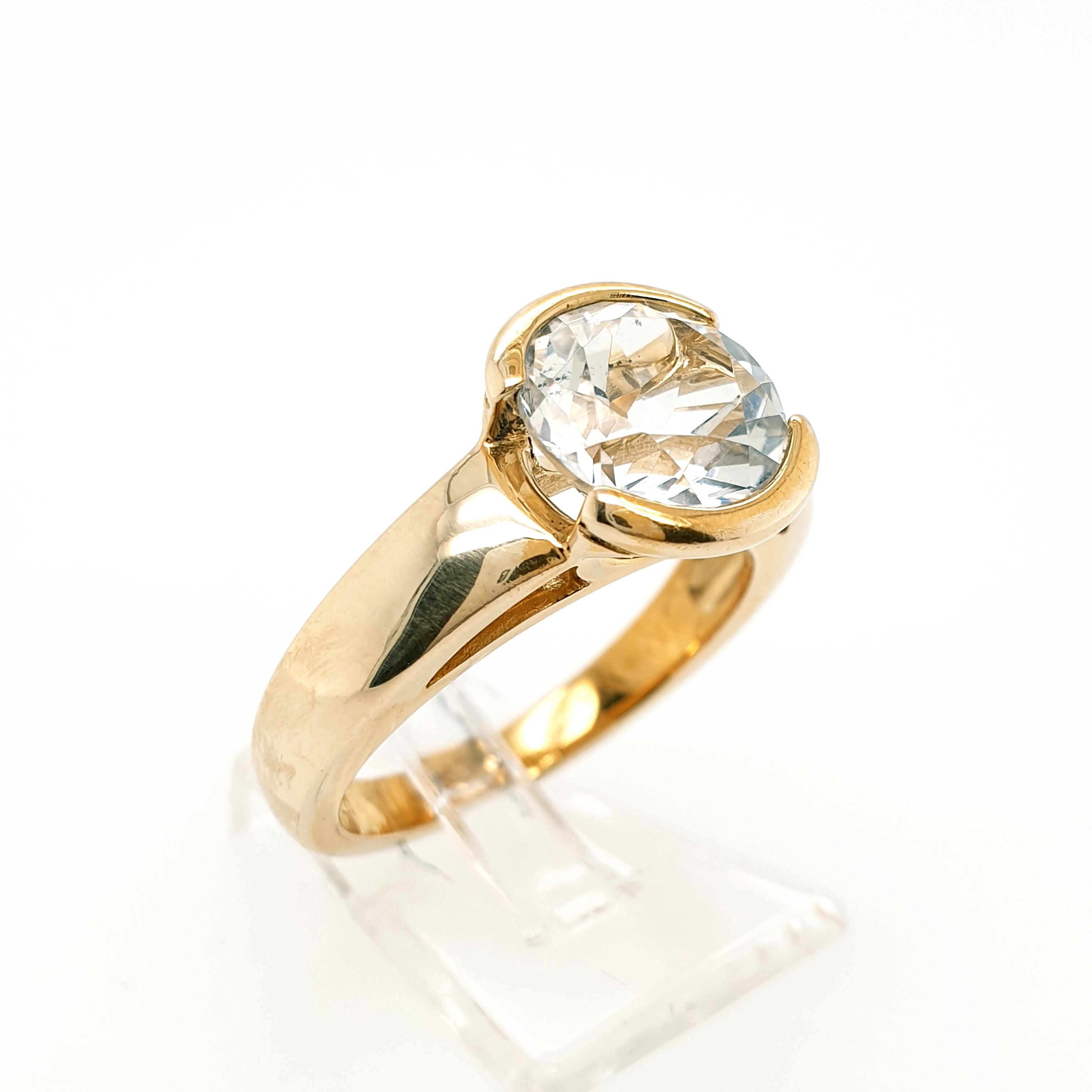 Damenring 333 Gelbgold mit Zirkonia