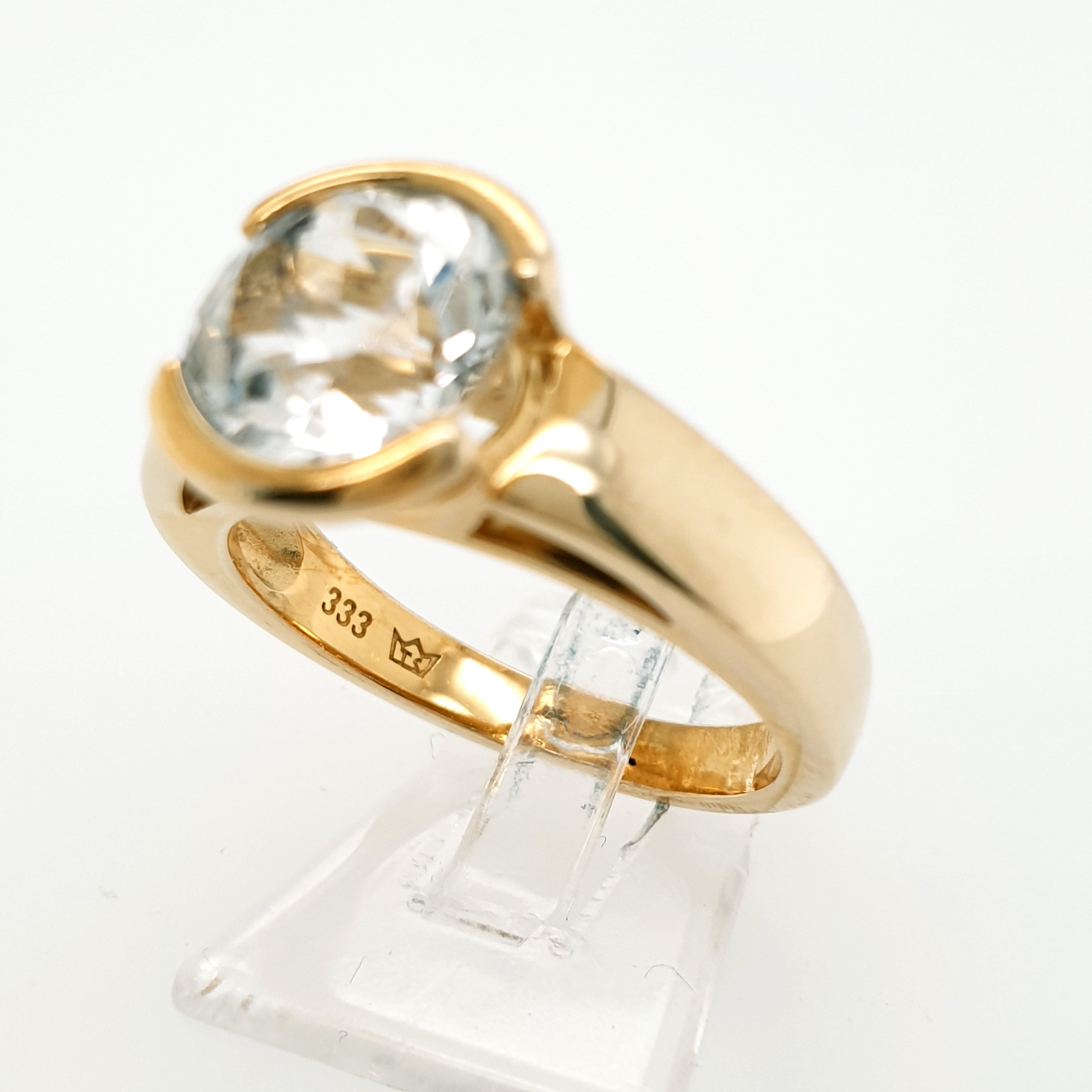 Damenring 333 Gelbgold mit Zirkonia