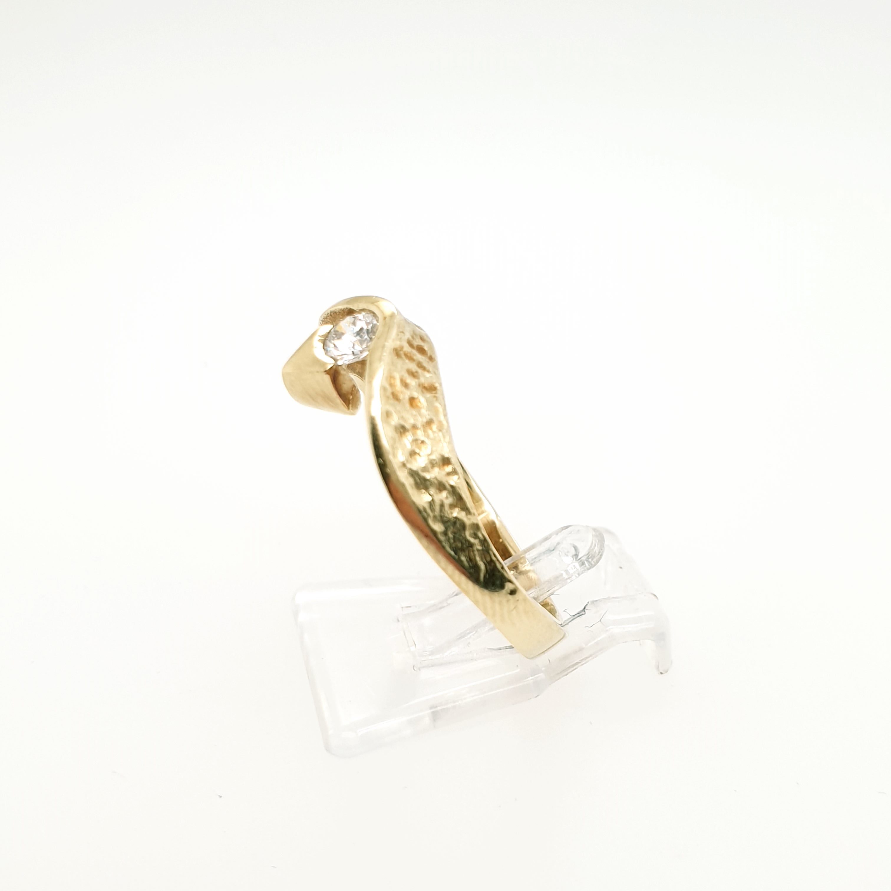 Damenring Brillant 585/14kt Gelbgold Gr. 62