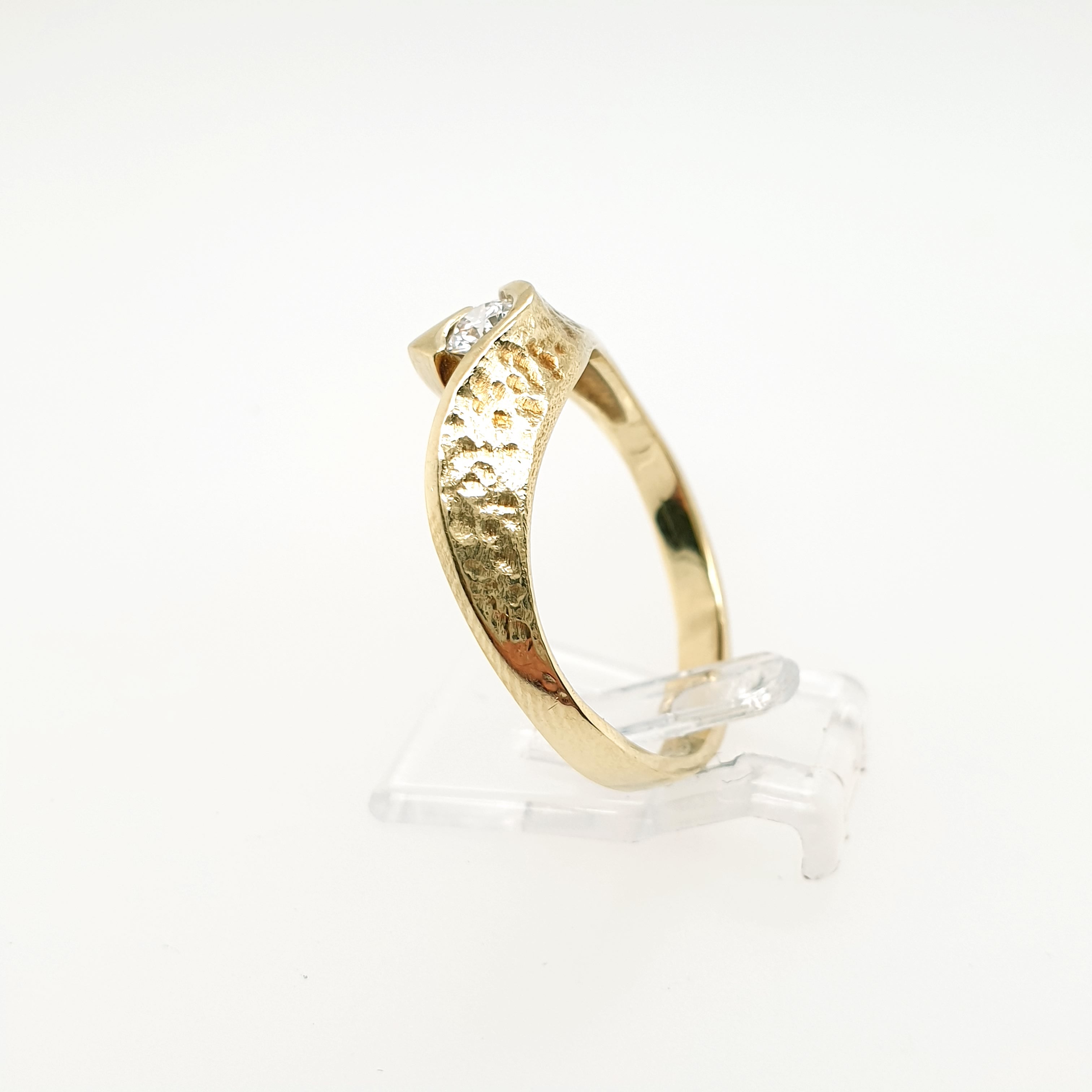 Damenring Brillant 585/14kt Gelbgold Gr. 62