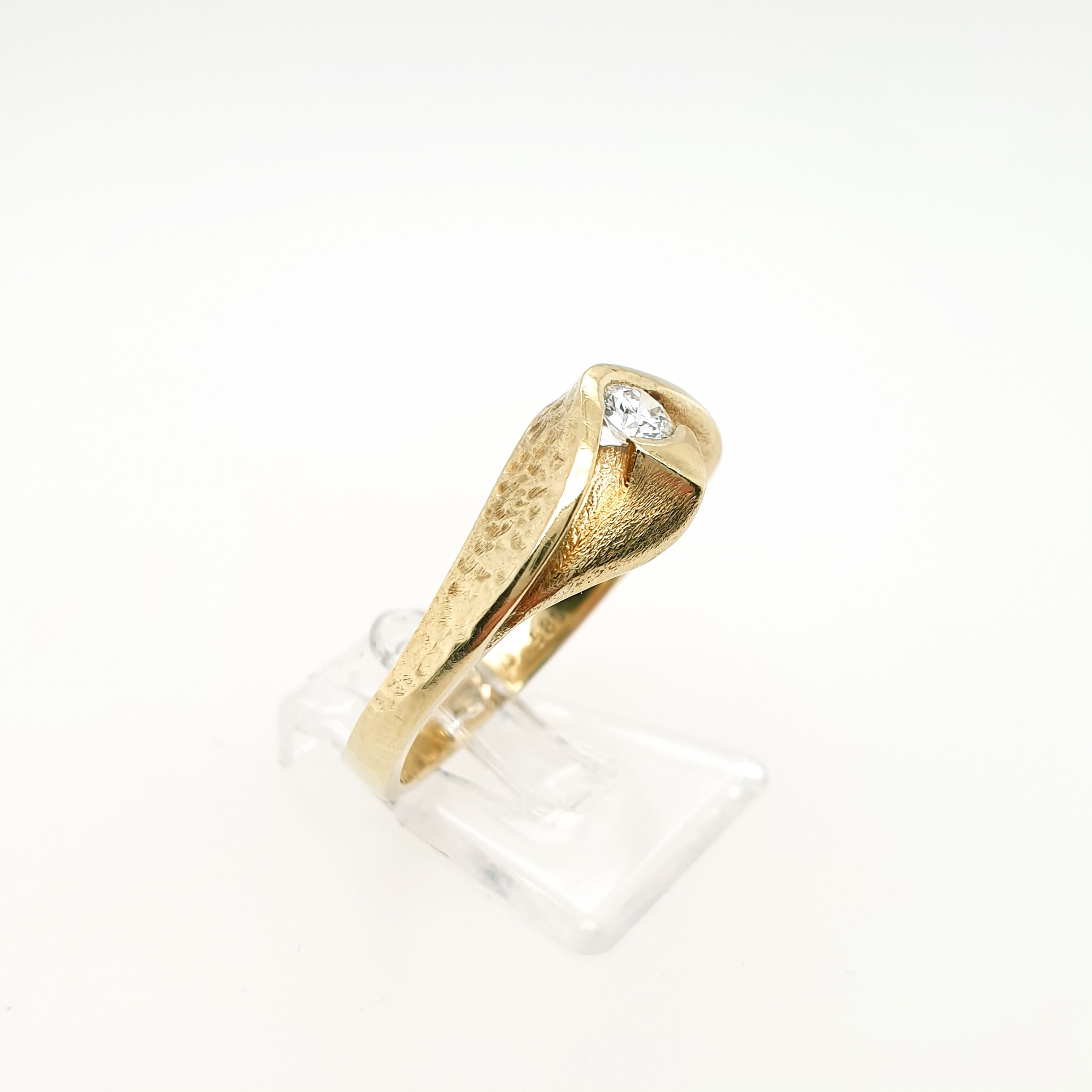 Damenring Brillant 585/14kt Gelbgold Gr. 62