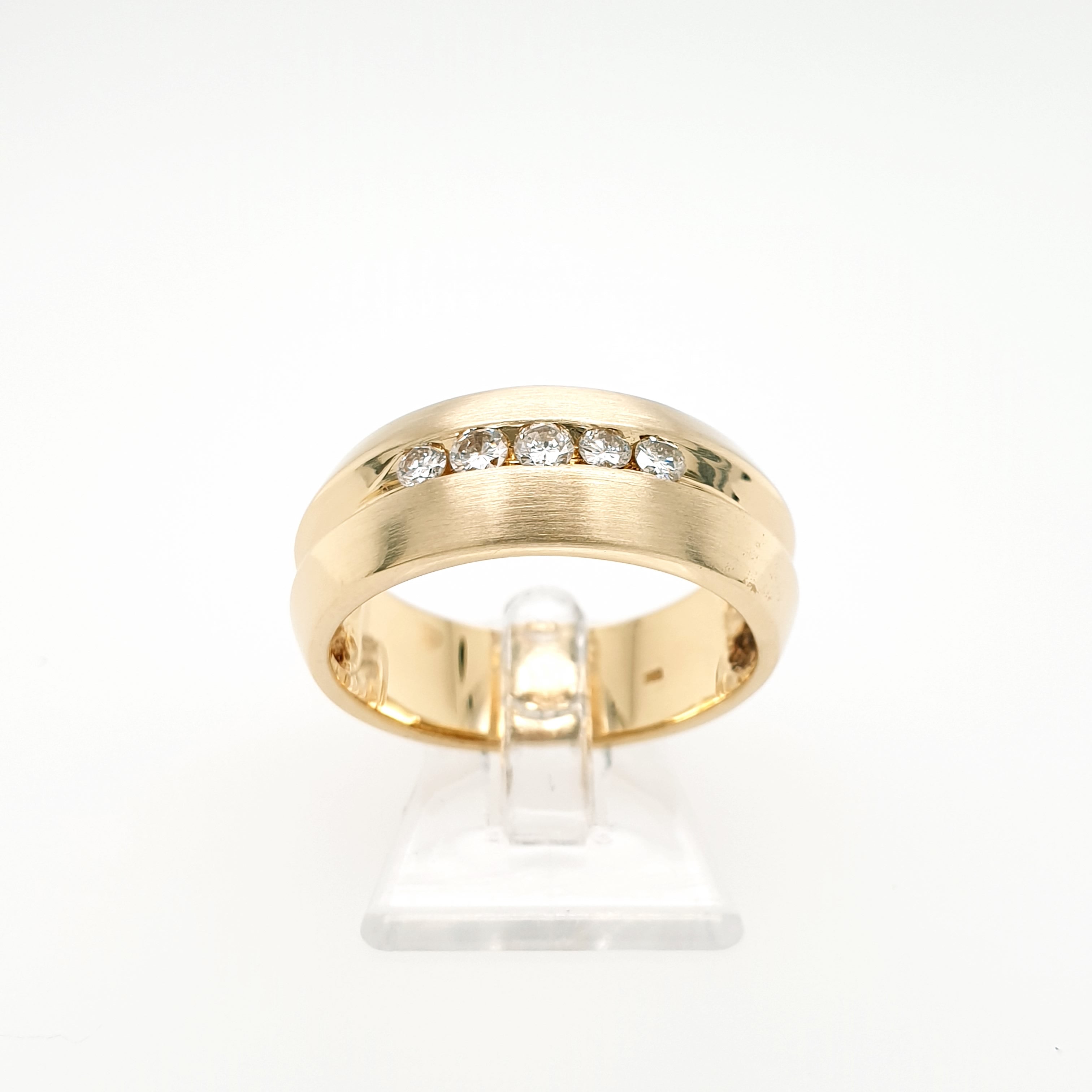 Brillant Ring 585 Gelbgold 14kt Gr.57