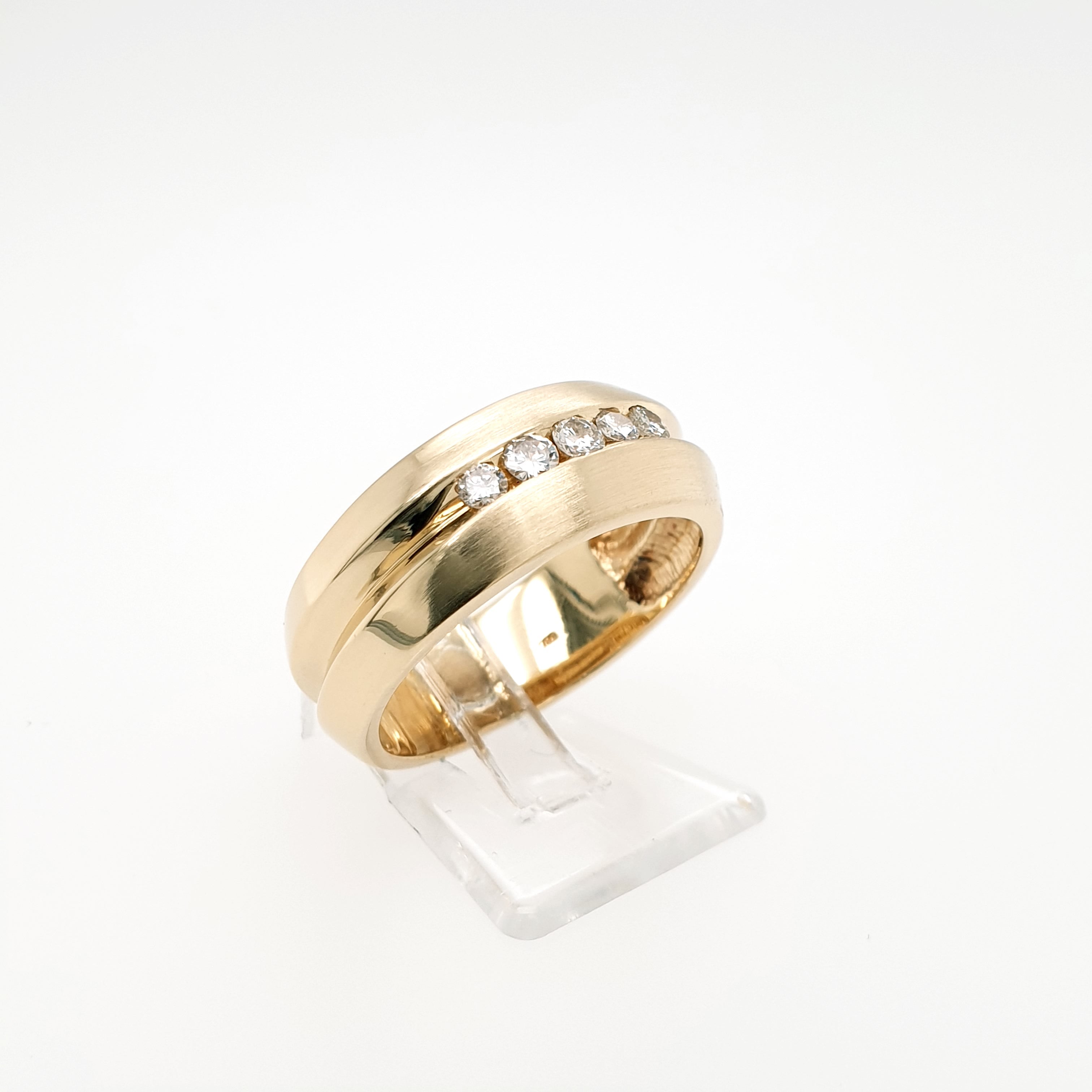 Brillant Ring 585 Gelbgold 14kt Gr.57
