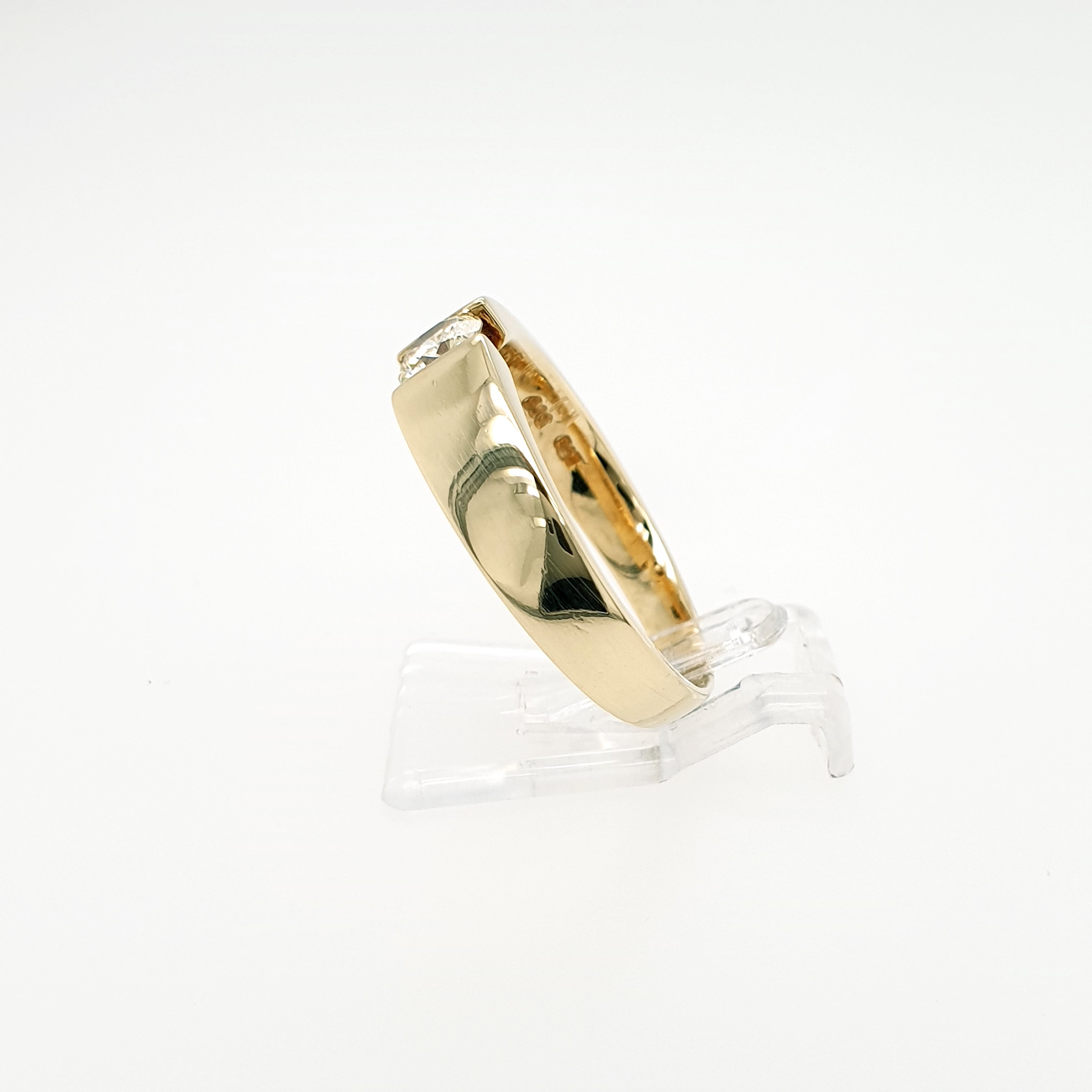 Brillant 0,25ct Ring 585 Gelbgold 14kt Gr. 58