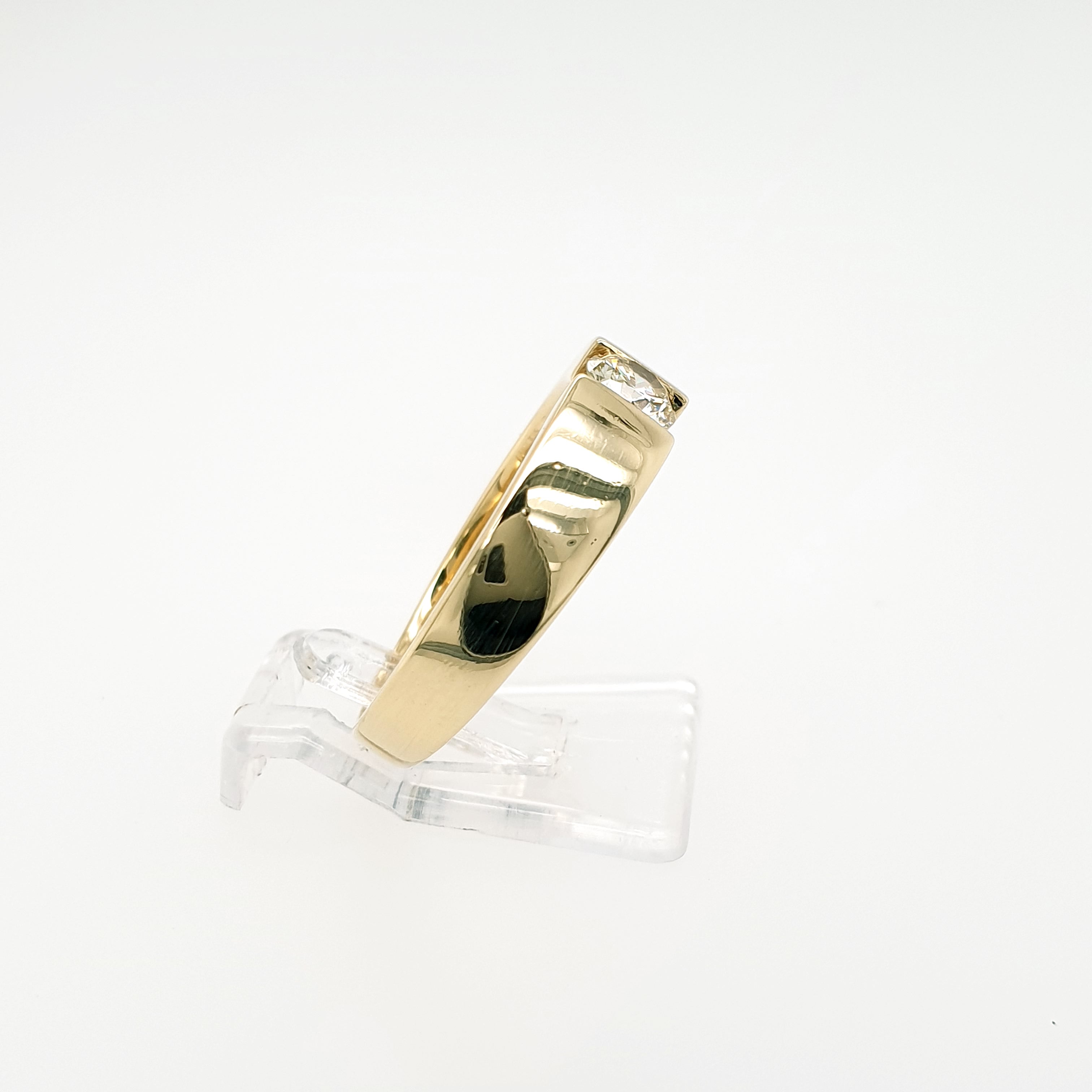 Brillant 0,25ct Ring 585 Gelbgold 14kt Gr. 58