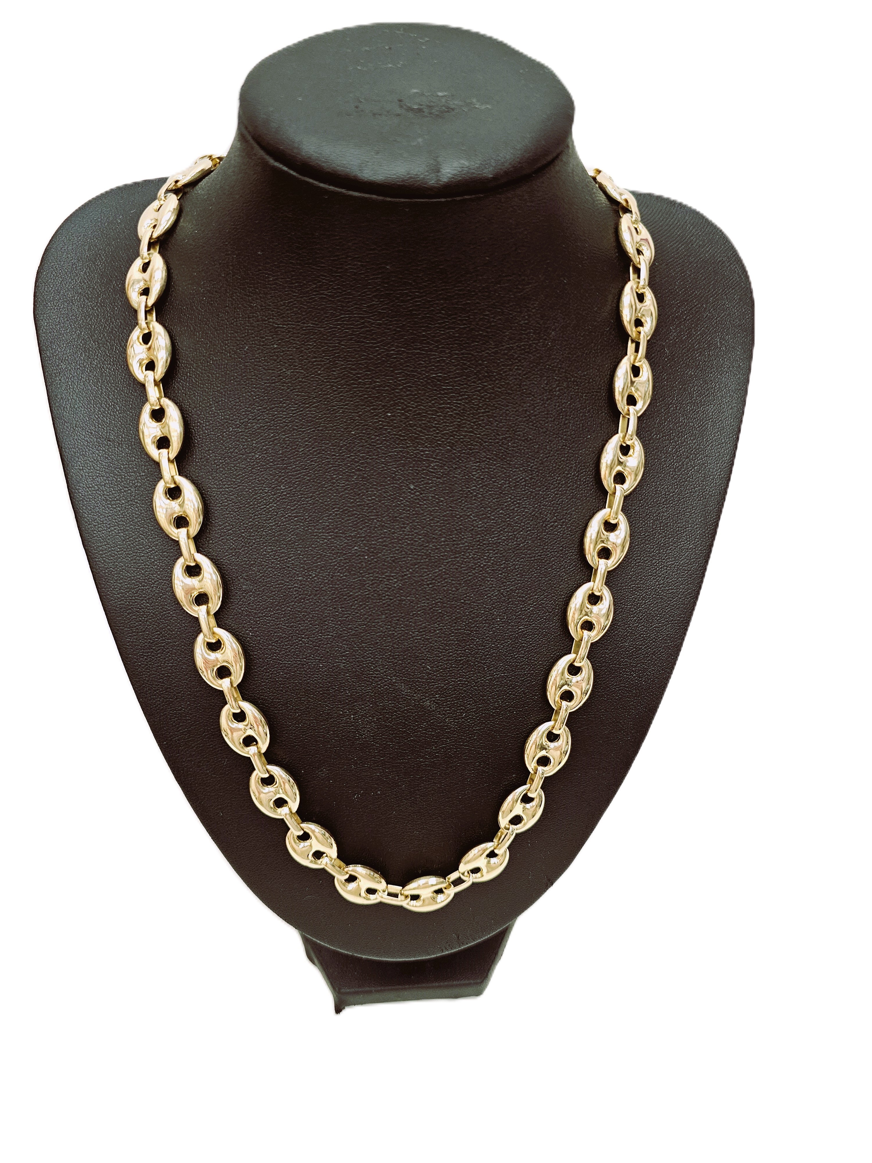 Gold Bohnen Kette 585 14kt 60cm