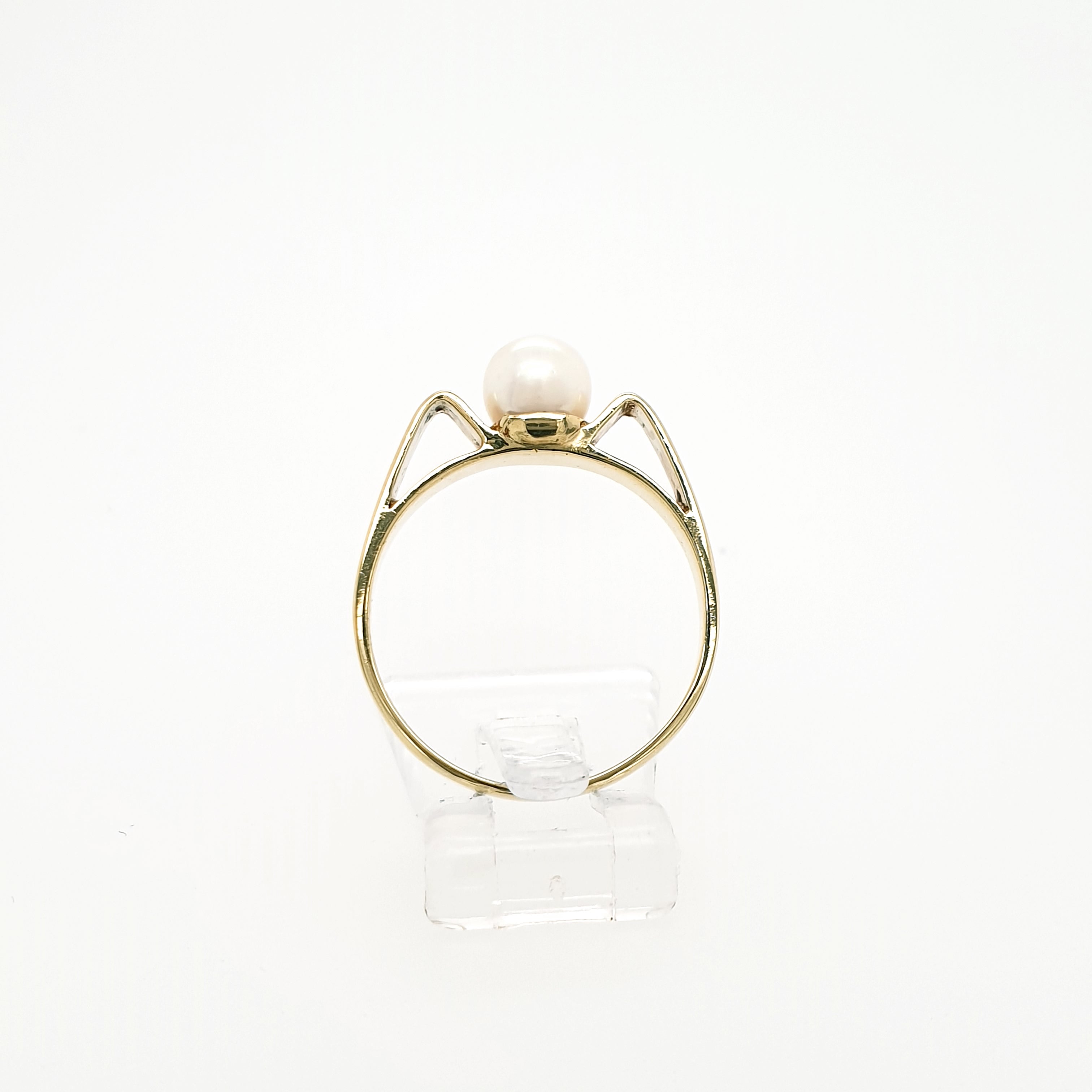 Perlen Ring 585 Gelbgold 14kt Gr.55