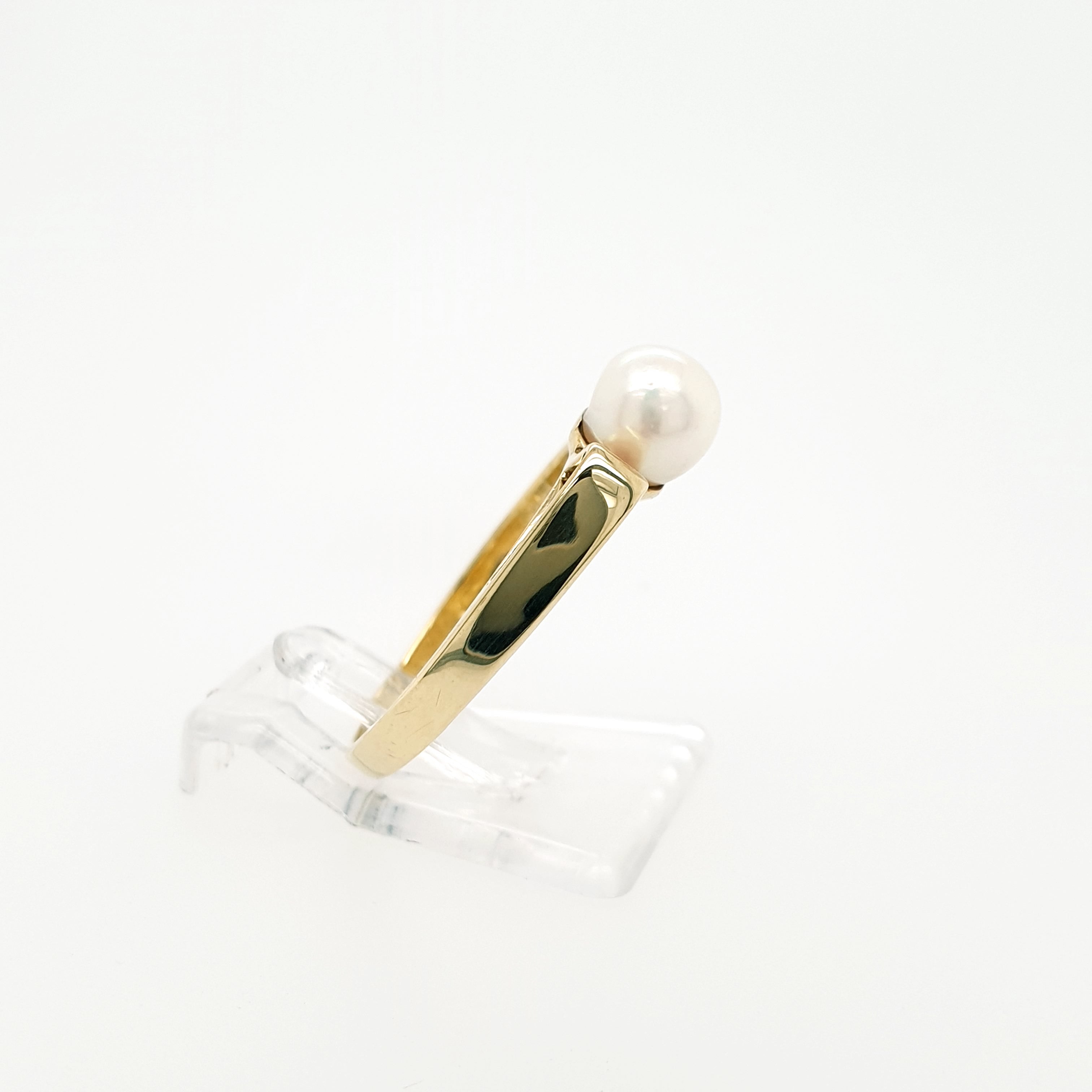Perlen Ring 585 Gelbgold 14kt Gr.55