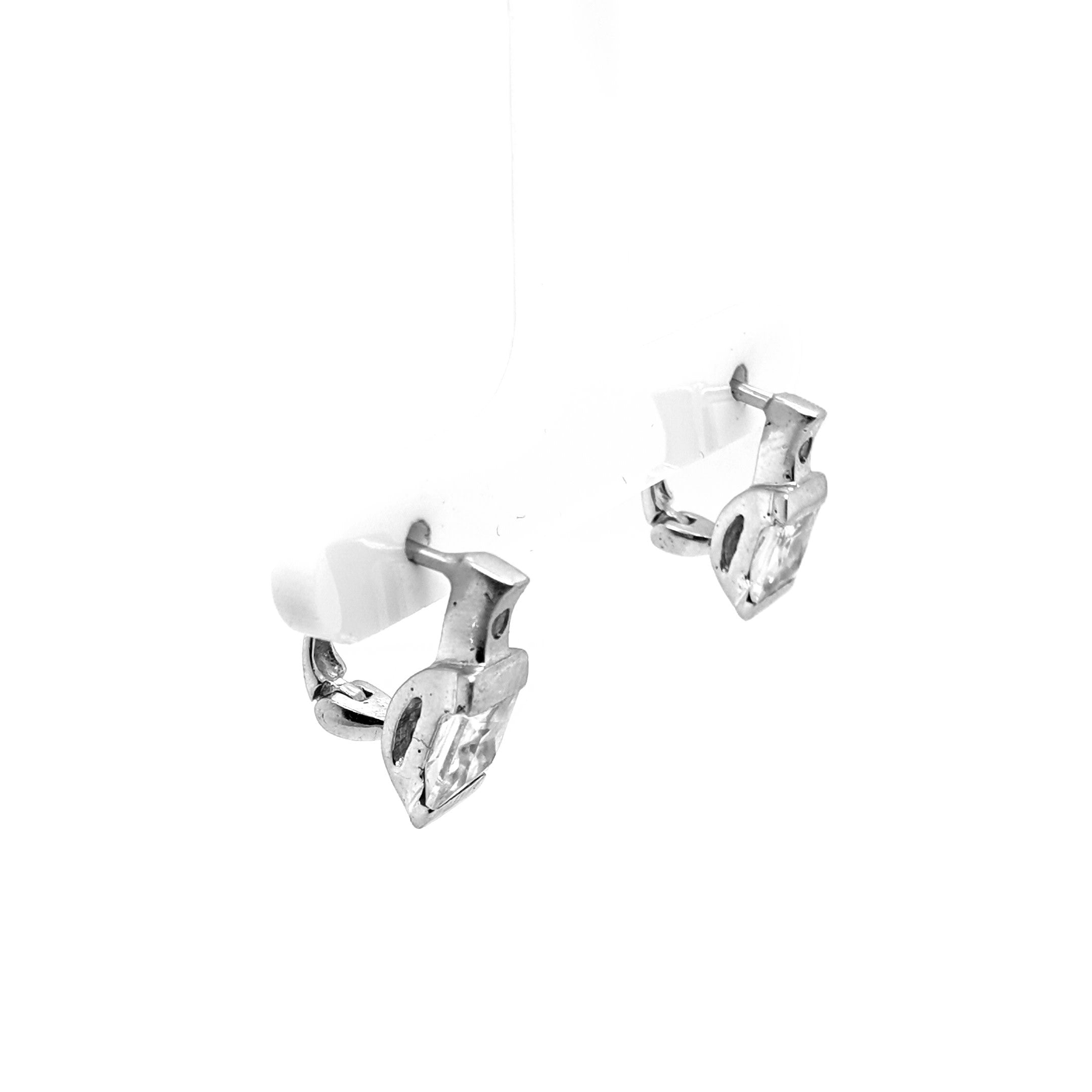 Weißgold Ohrringe 585/14kt
