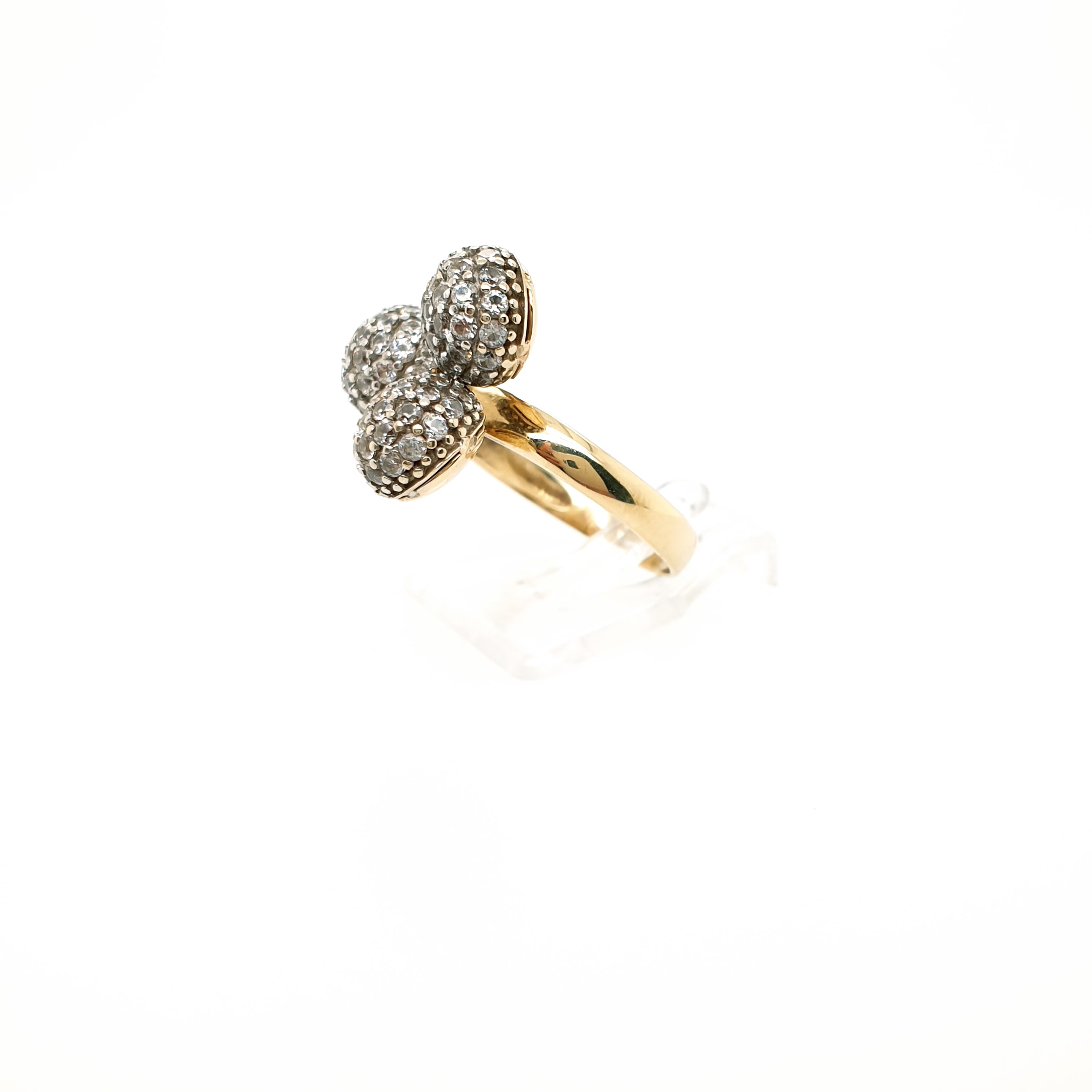 Ring mit Zirkonia Gelbgold 585 14 Karat Gr.55
