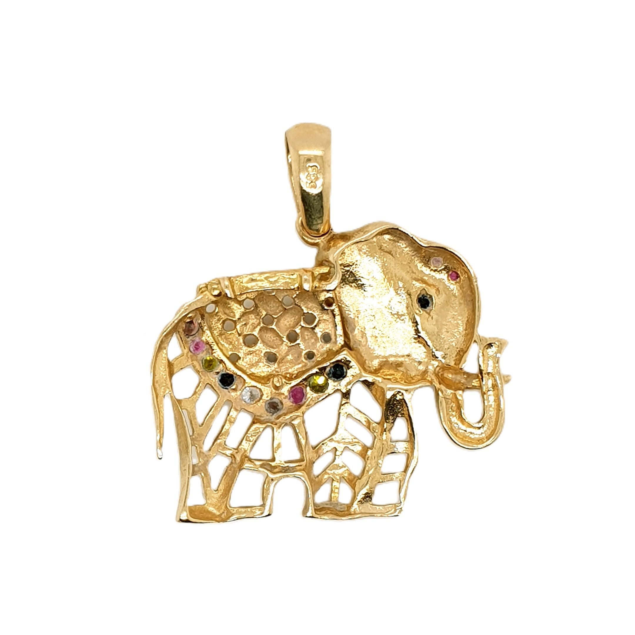 Elefant Goldanhänger 585/14kt
