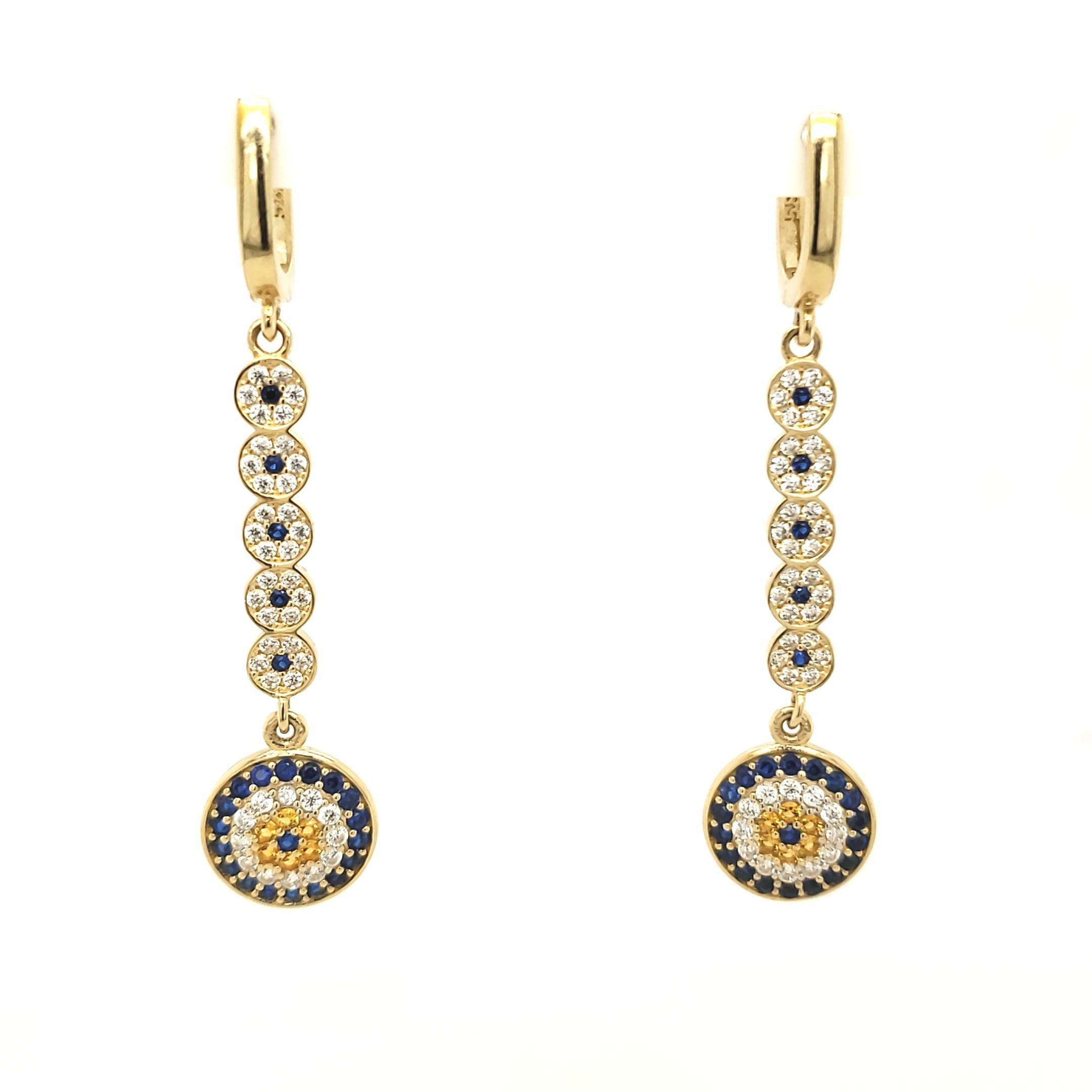 Ohrringe Gelbgold 585 ca. 5cm