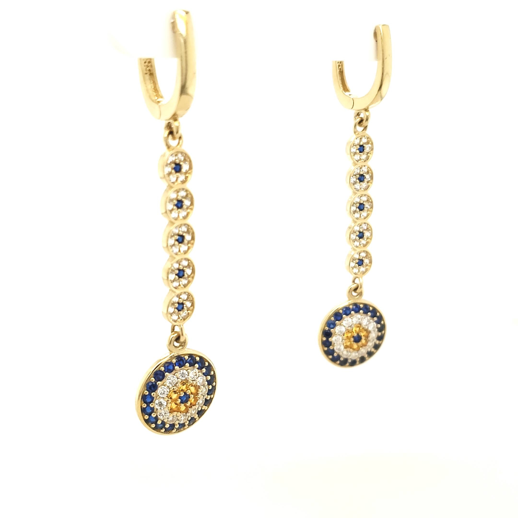 Ohrringe Gelbgold 585 ca. 5cm