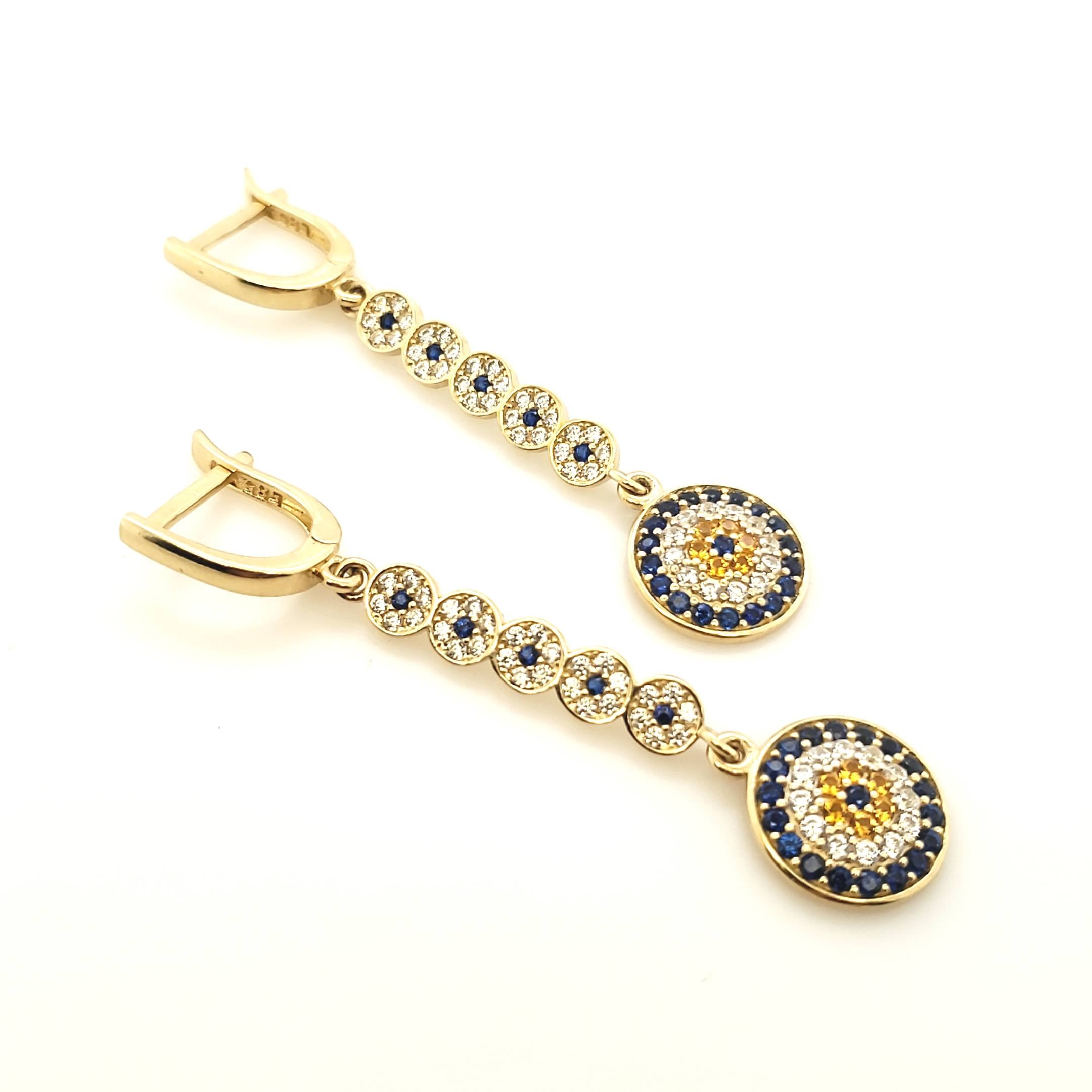 Ohrringe Gelbgold 585 ca. 5cm