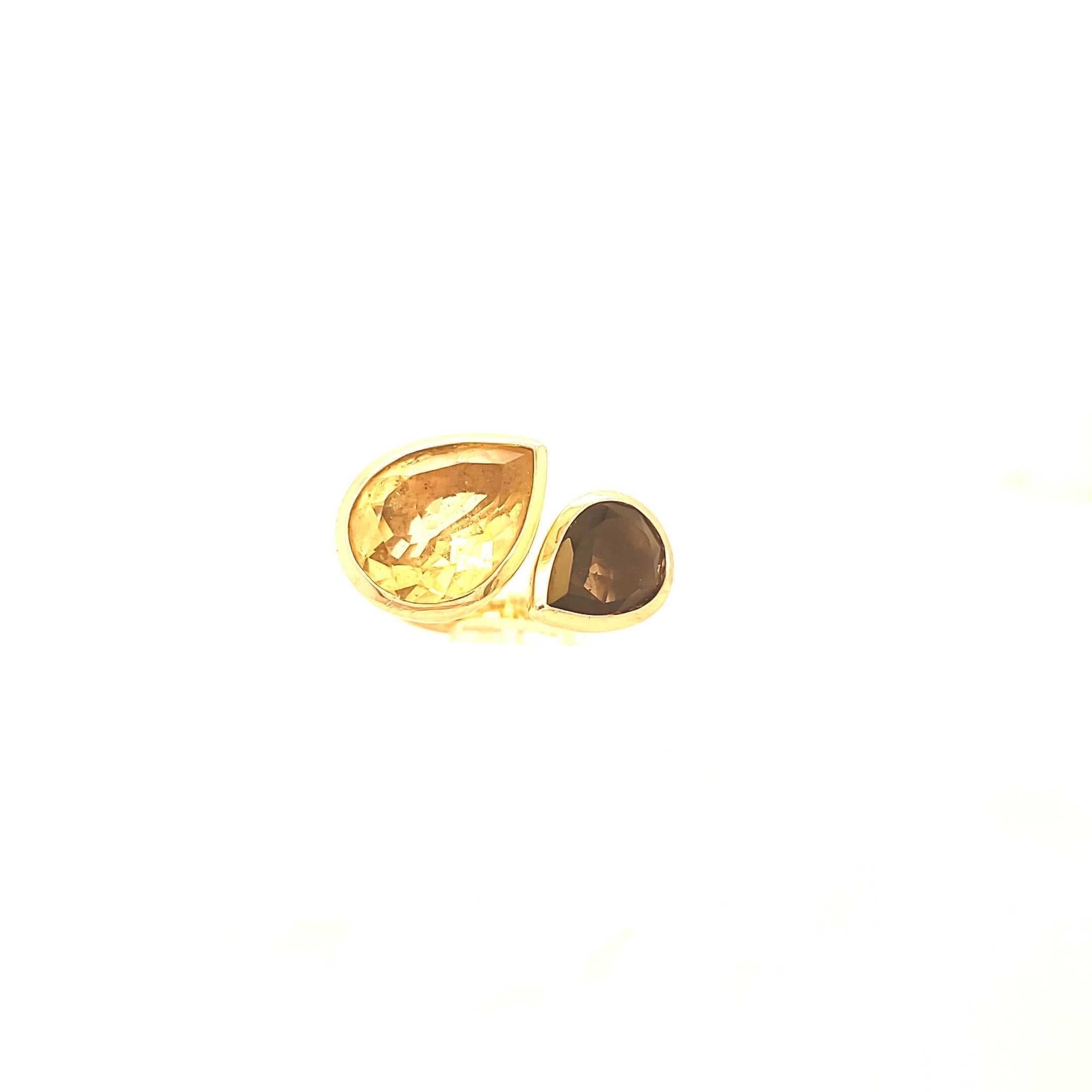 Ring 925 Silber Vergoldet