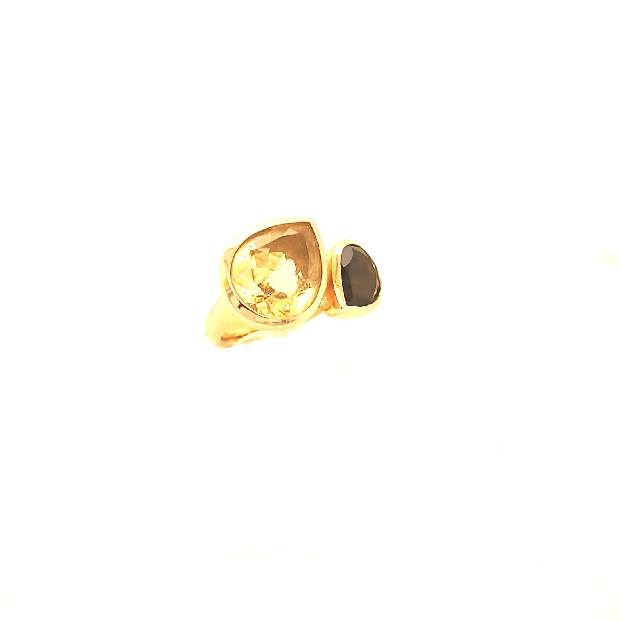 Ring 925 Silber Vergoldet