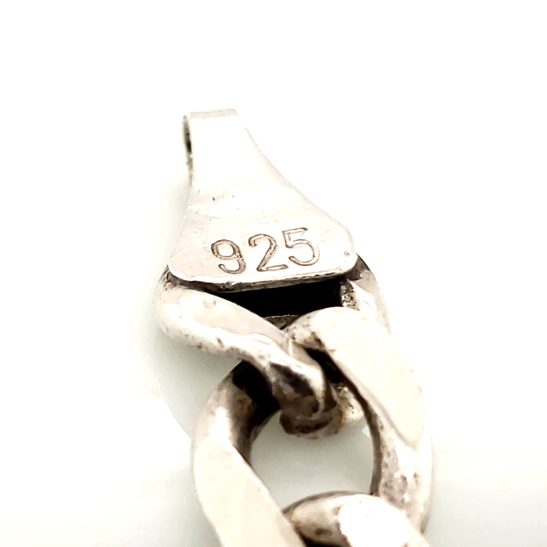 Panzerkettenarmband 925 Silber 21cm