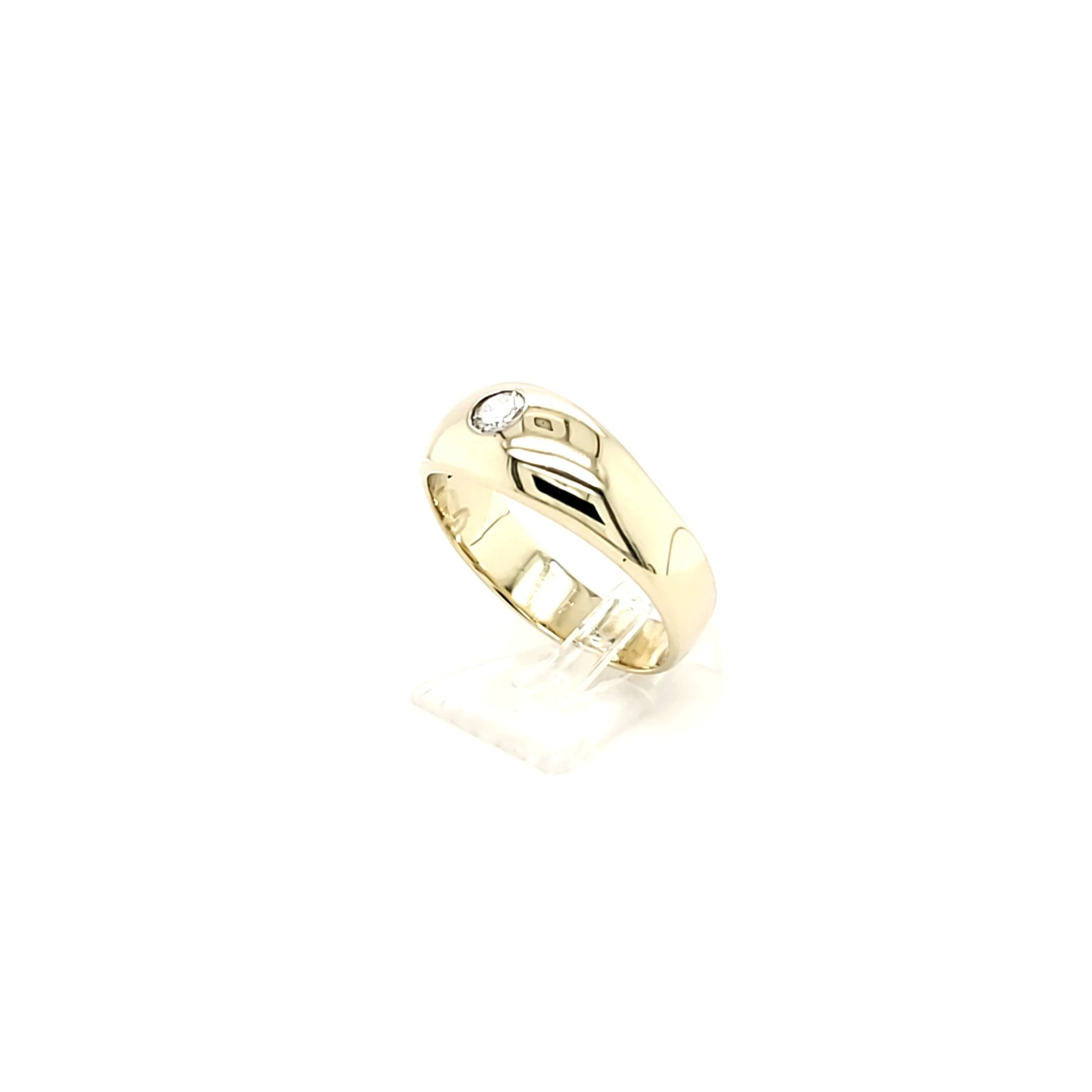 Brillantring Gelbgold 585 Gr.69