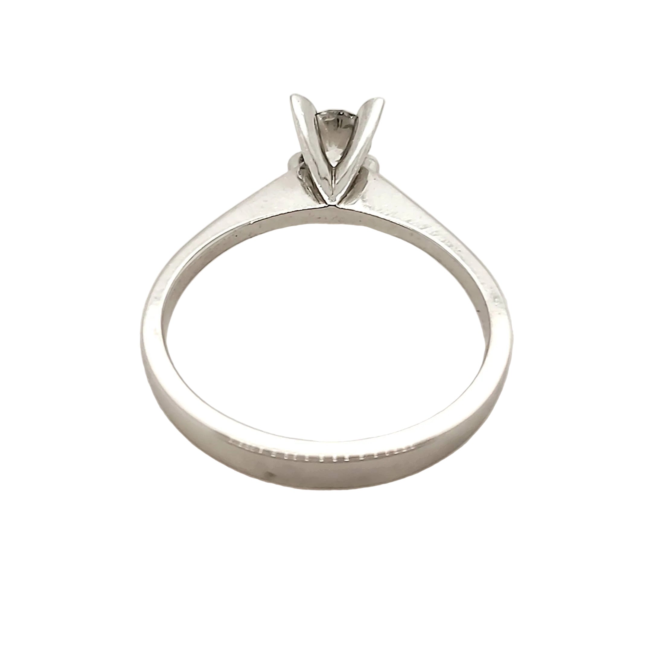 Solitärring Weißgold 585 14kt Brillant Gr.56