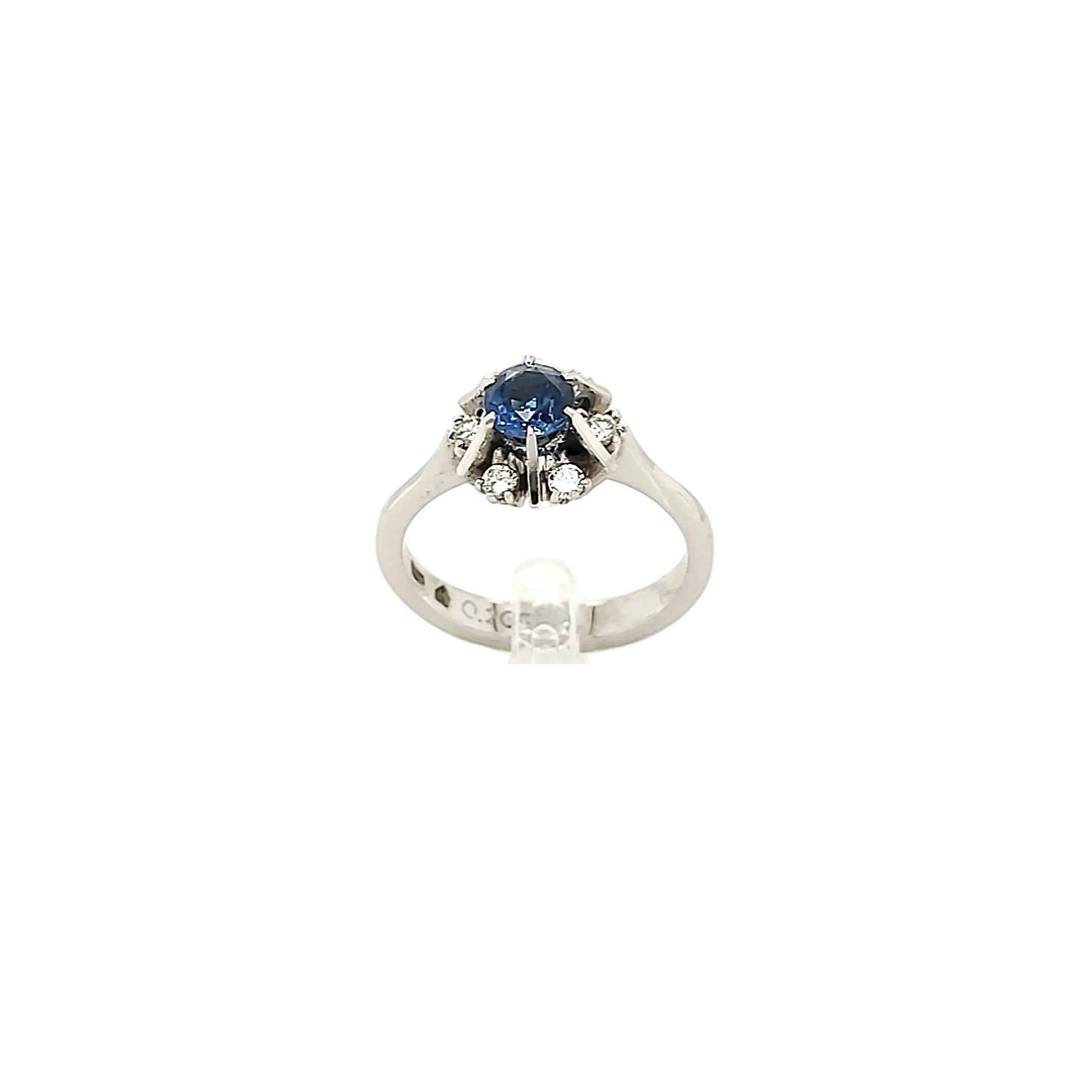 Ring Weißgold 750 Gr.55 Brillanten