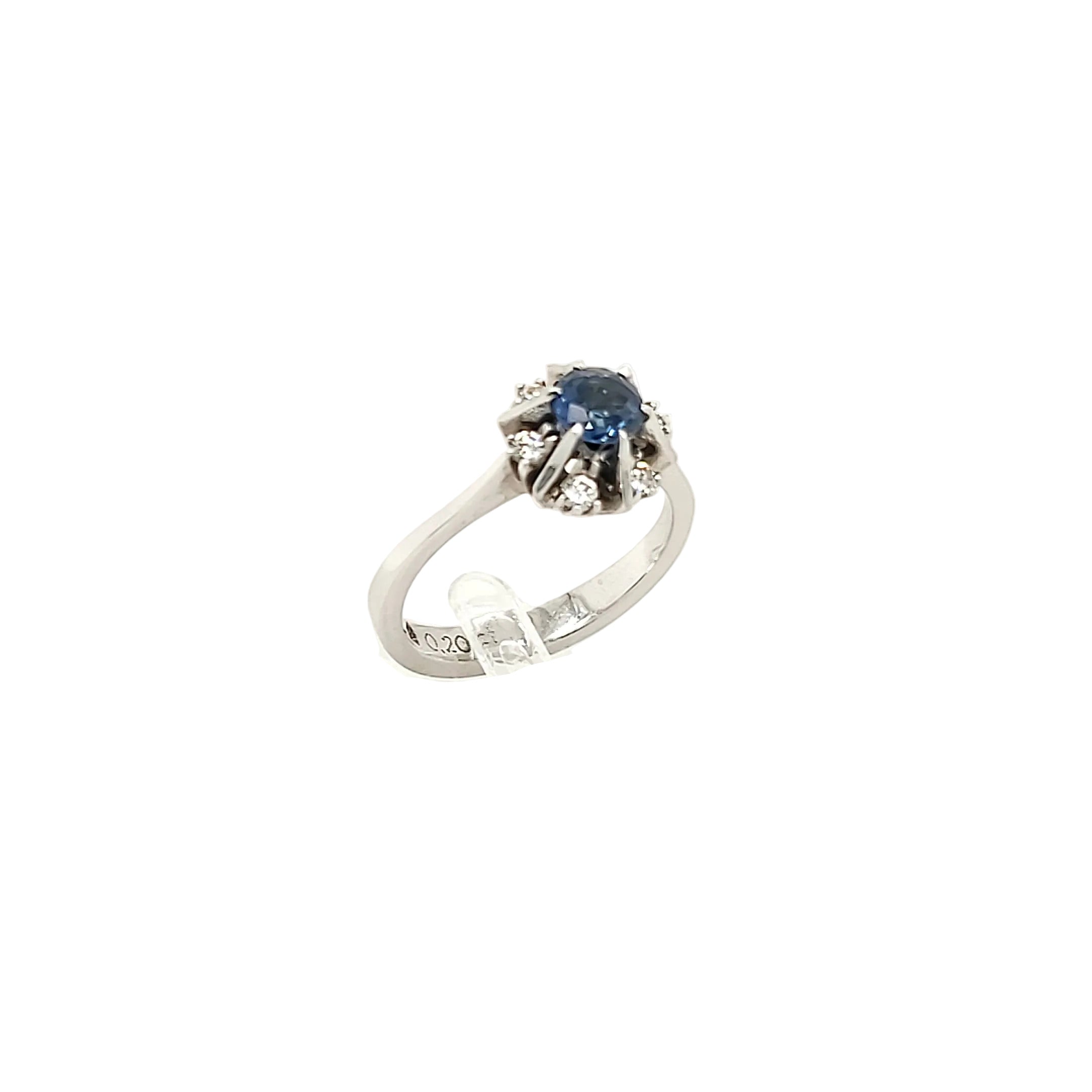 Ring Weißgold 750 Gr.55 Brillanten