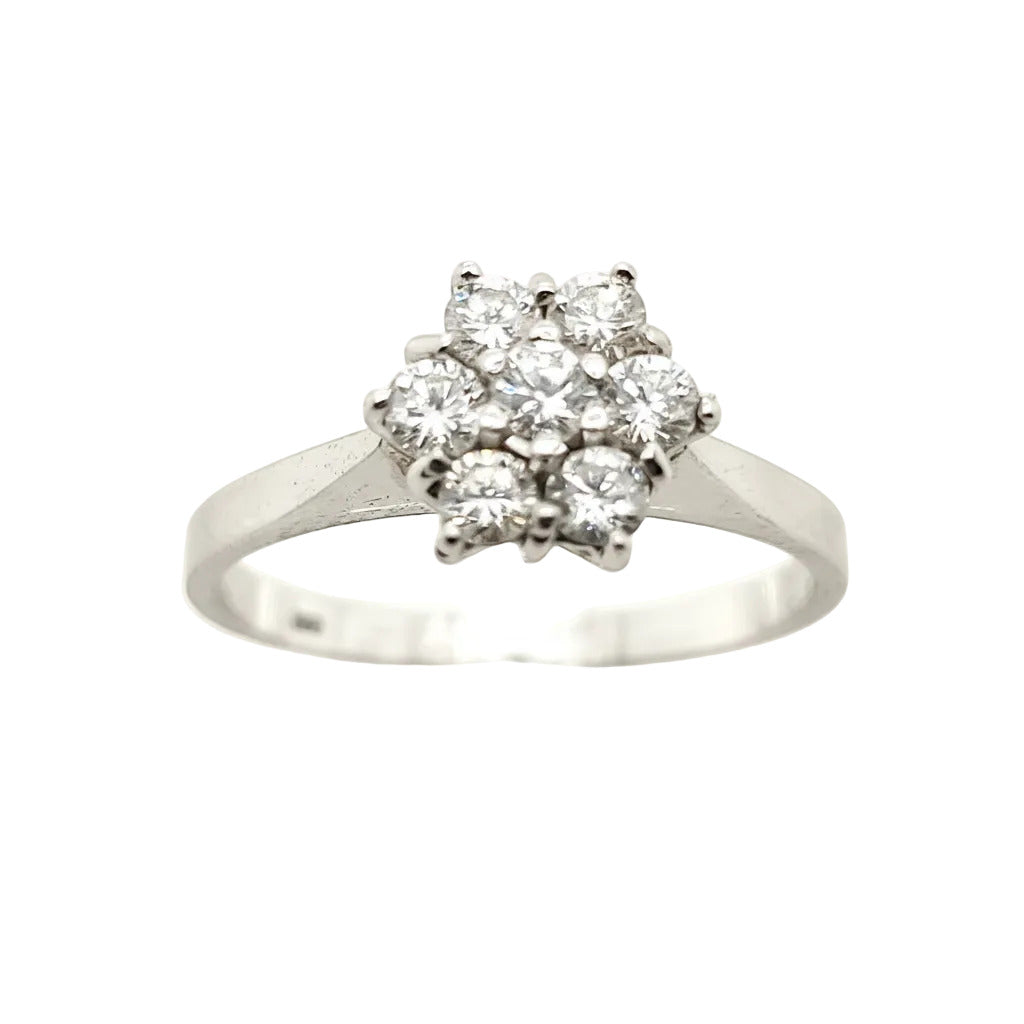 Ring Weißgold 585 14kt mit Brillanten