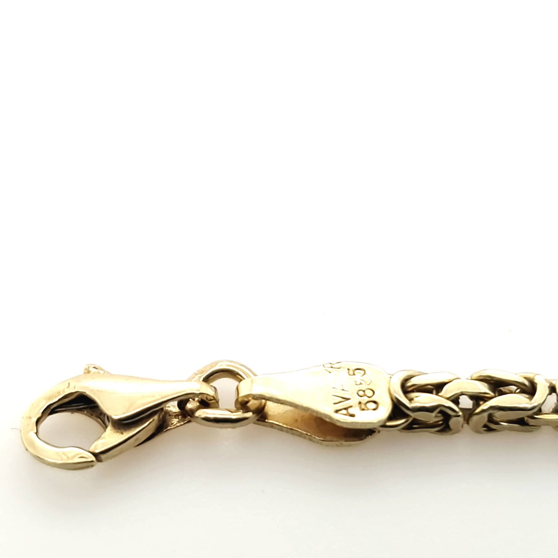 Königskette Gelbgold 585/14kt ca.51cm lang 2,4mm stark