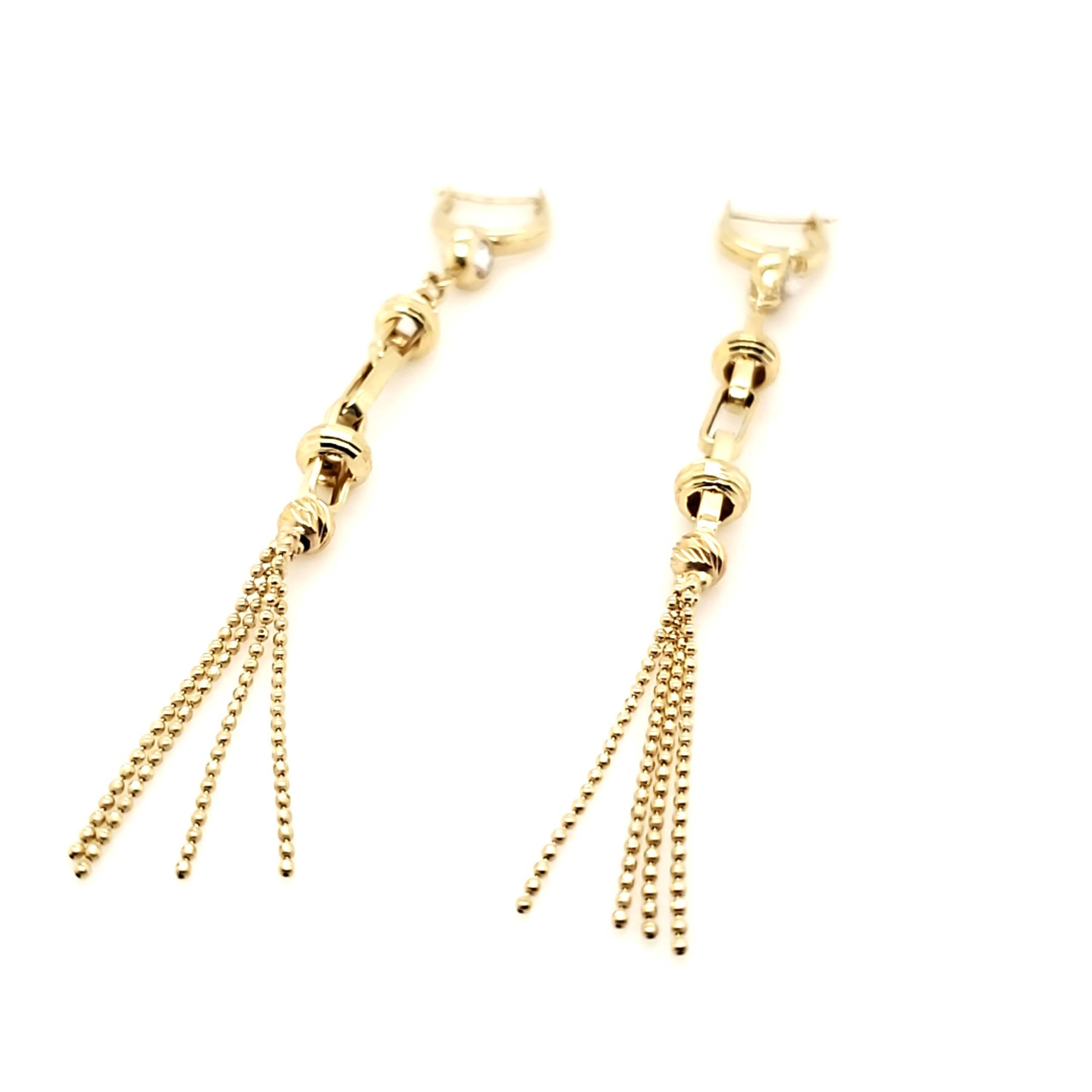 Ohrringe Ohrhänger Gelbgold 585 14kt