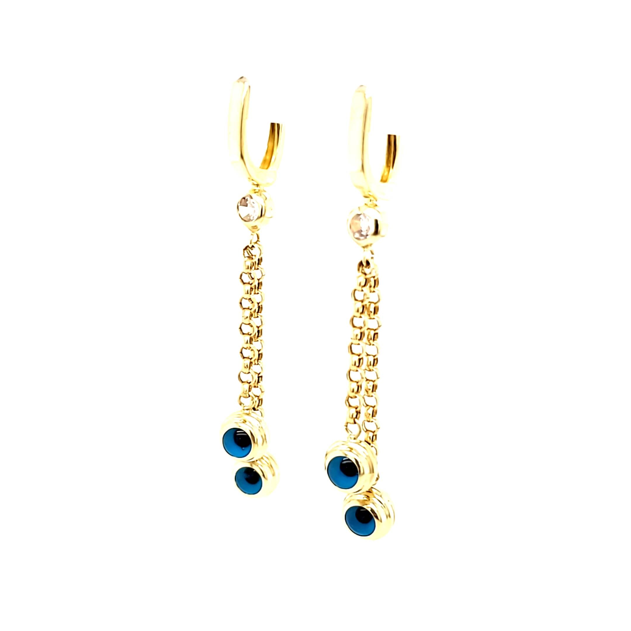 Ohrringe Ohrhänger Gelbgold 585 / 14kt