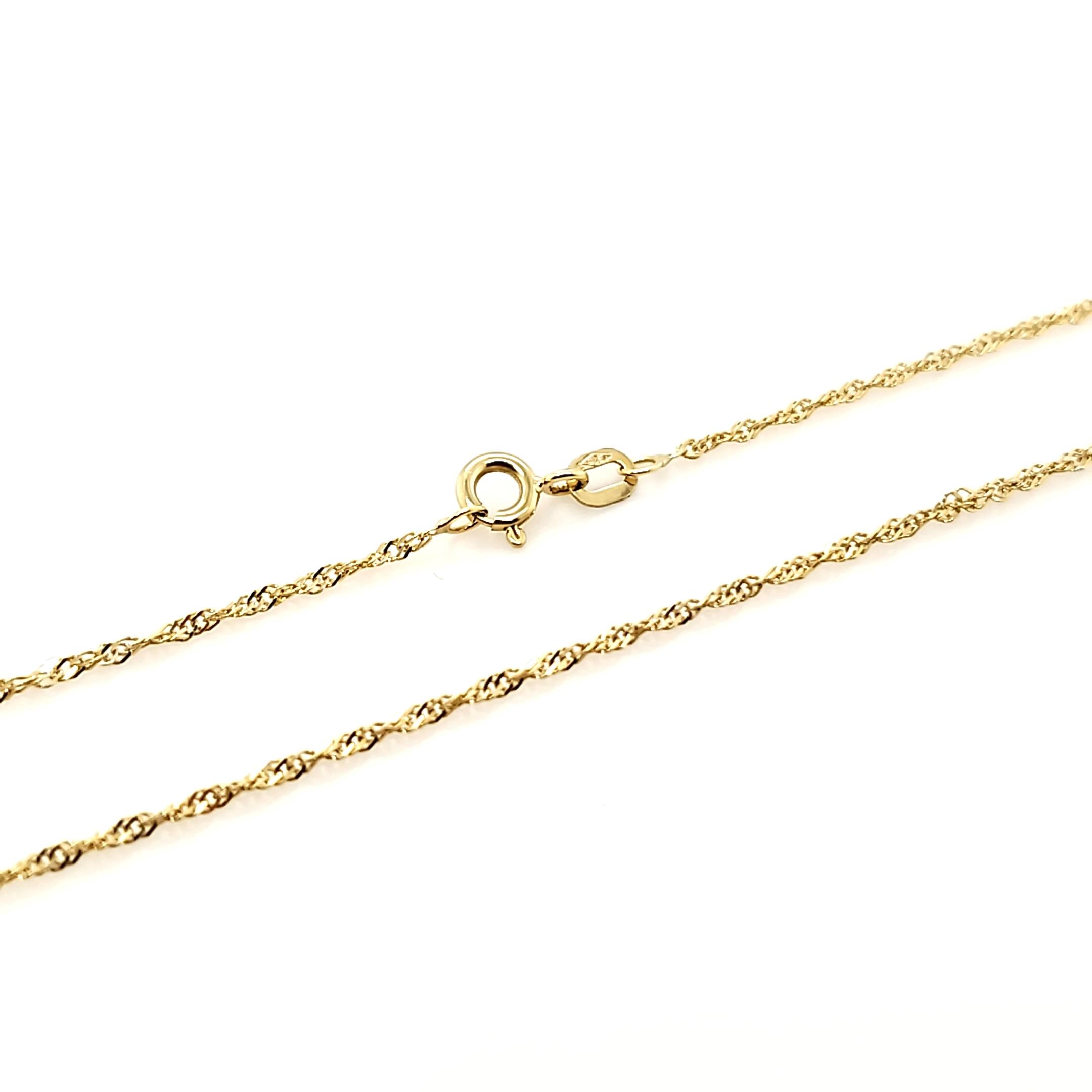 Kette Gelbgold 375 ca. 50cm