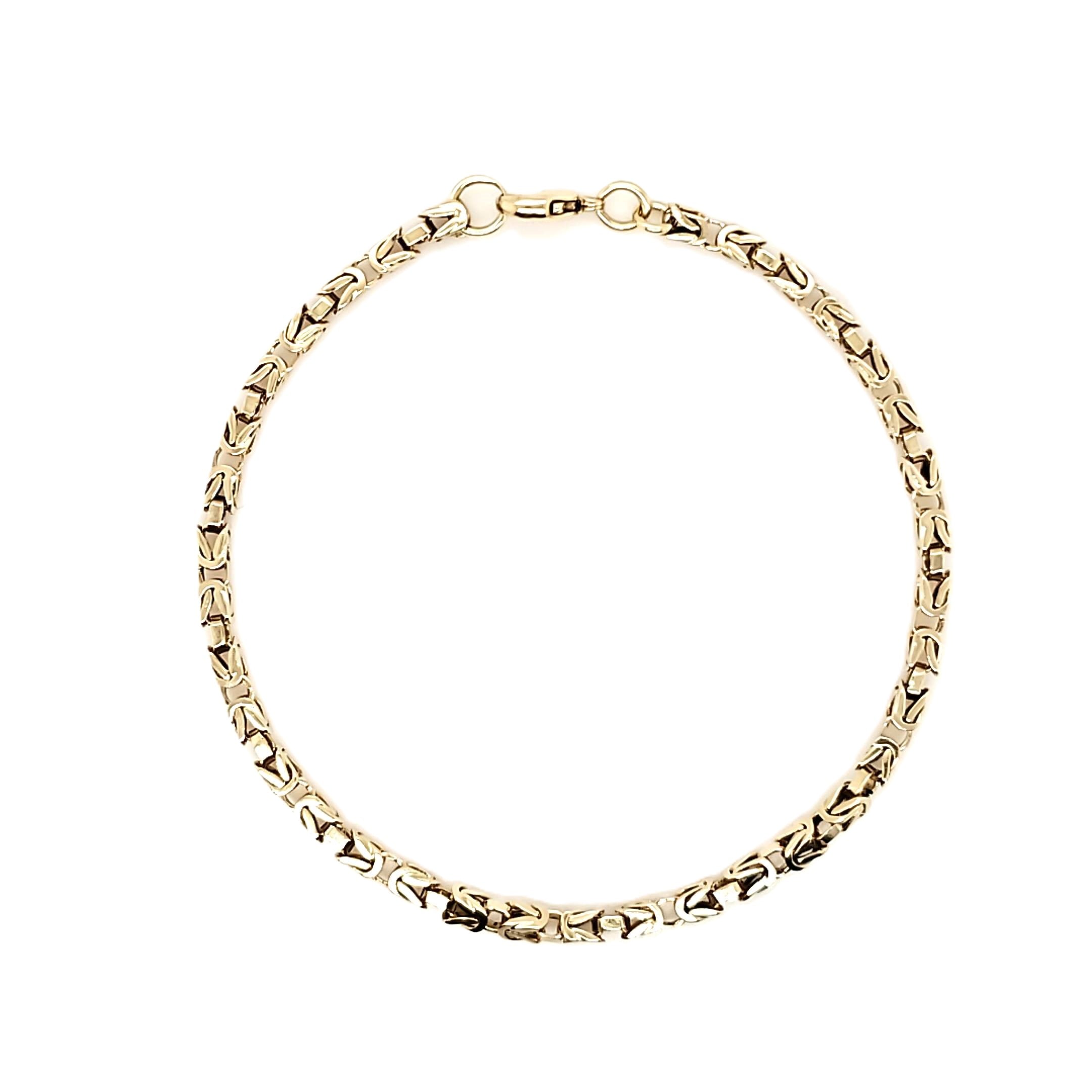 Königsketten Armband Gelbgold 585 ca.23cm lang 3mm breit