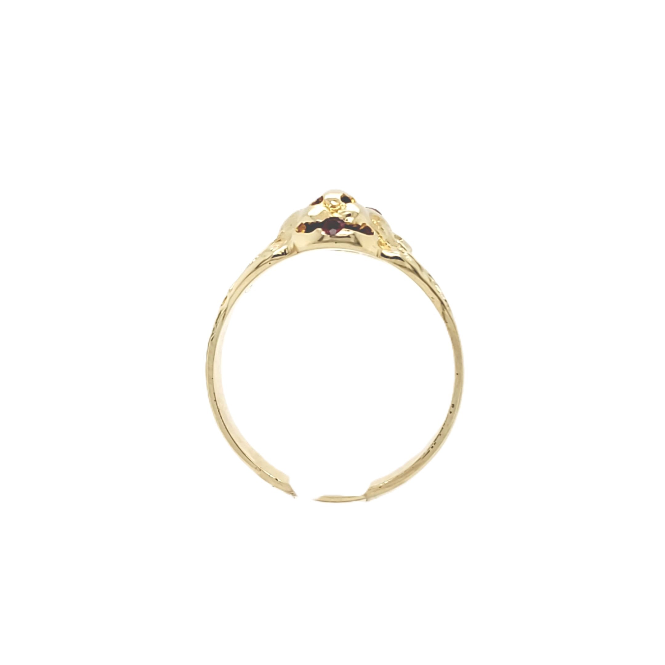 Ring Gelbgold 585/14kt Gr.63 Löwenkopf