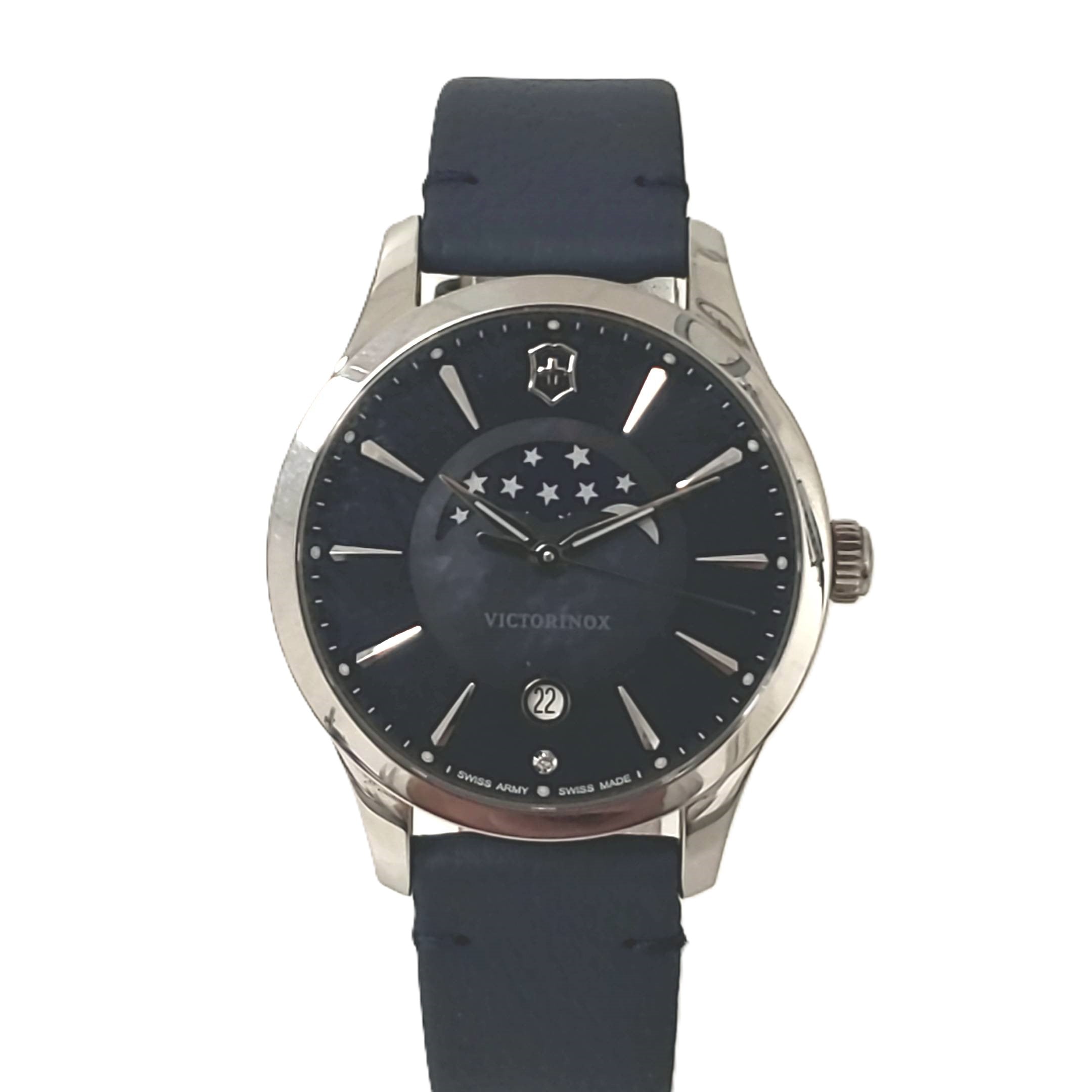 Armband Uhr Unisex Victorinox Mondphase 35mm Quarz Full Set