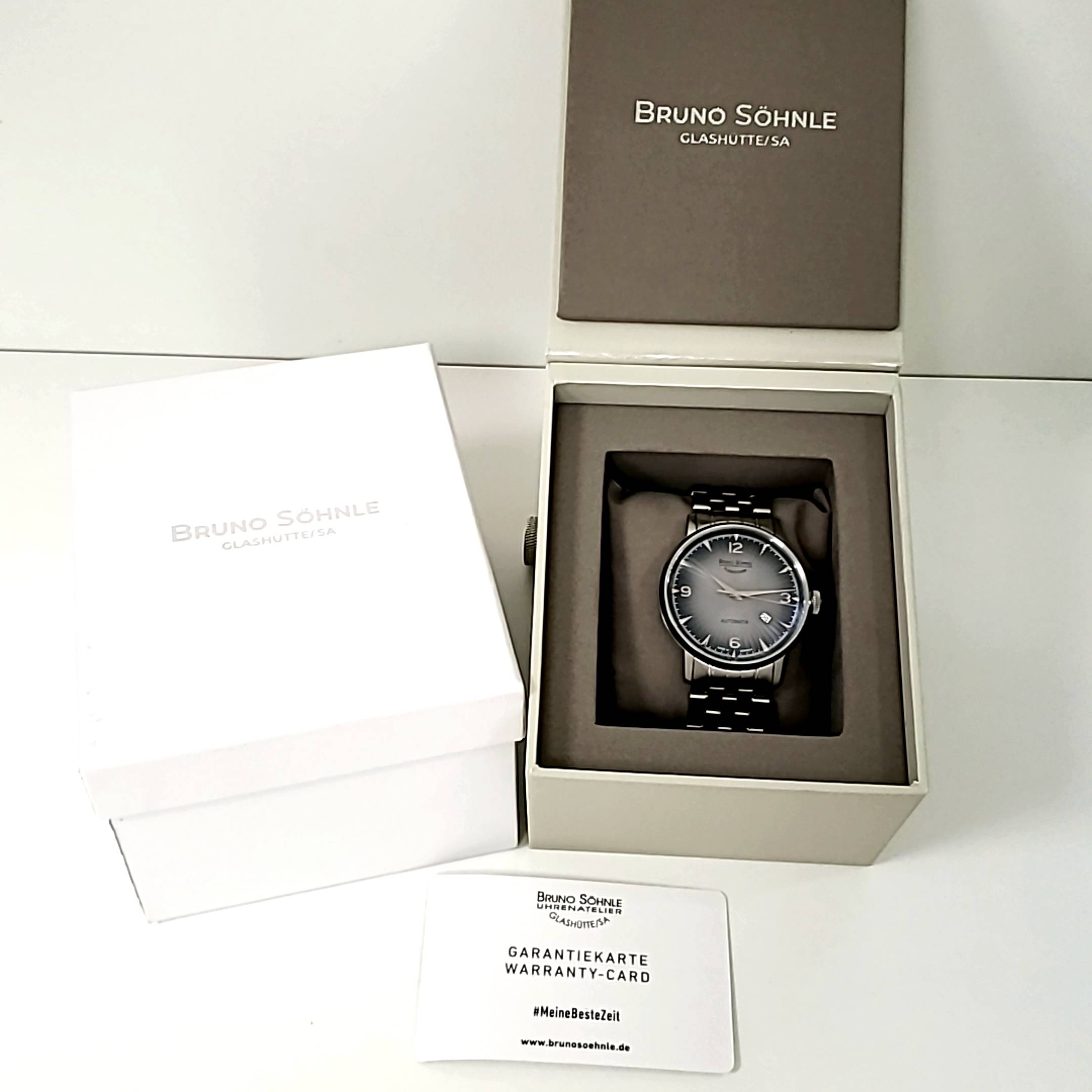 Herrenuhr Bruno Söhnle Stuttgart Automatik BIG II Fullset
