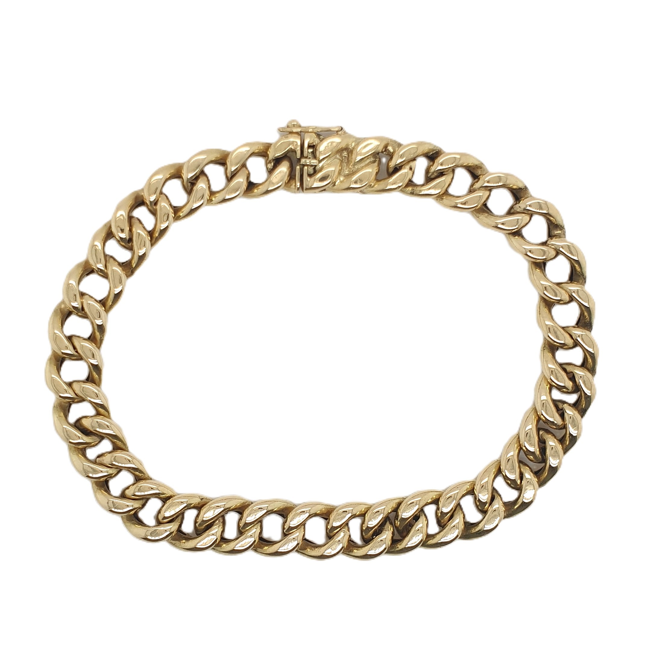 Gelbgold Panzerarmband 585/14k 21,5cm