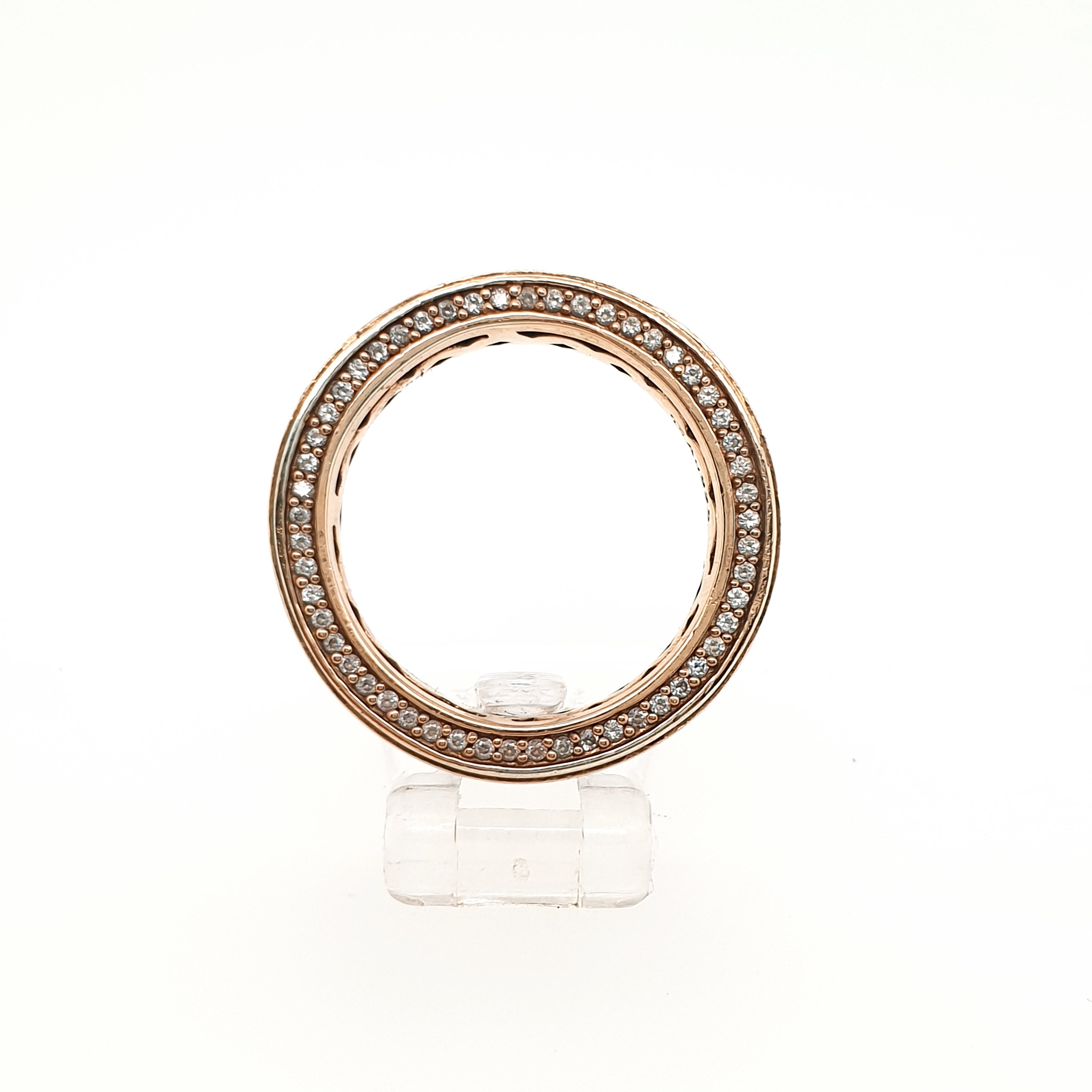 Thomas Sabo Ring Sterling Silber 925 Rotvergoldet Zirkonia Gr.55
