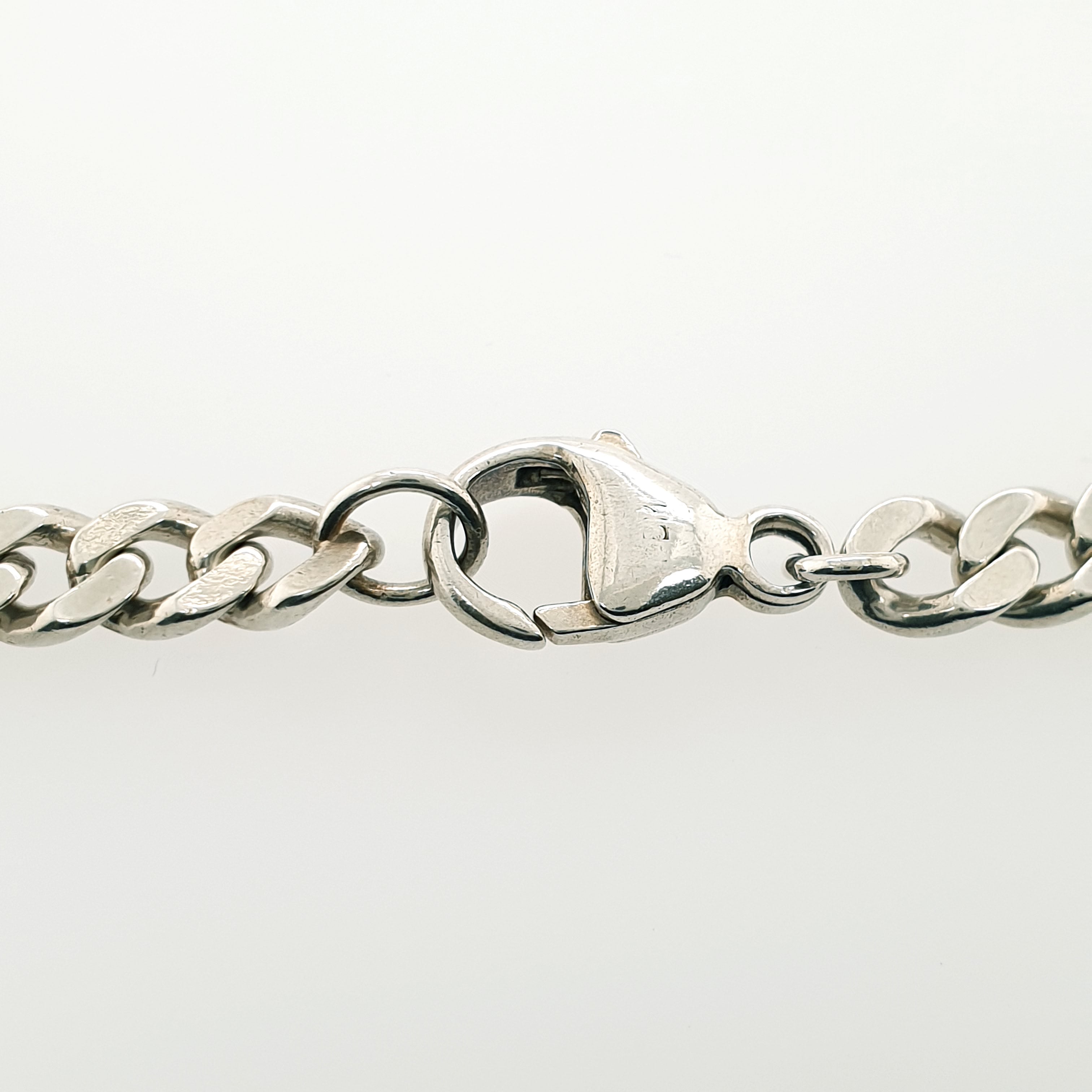 Armband Gravurplatte 925 Sterling Silber 20cm