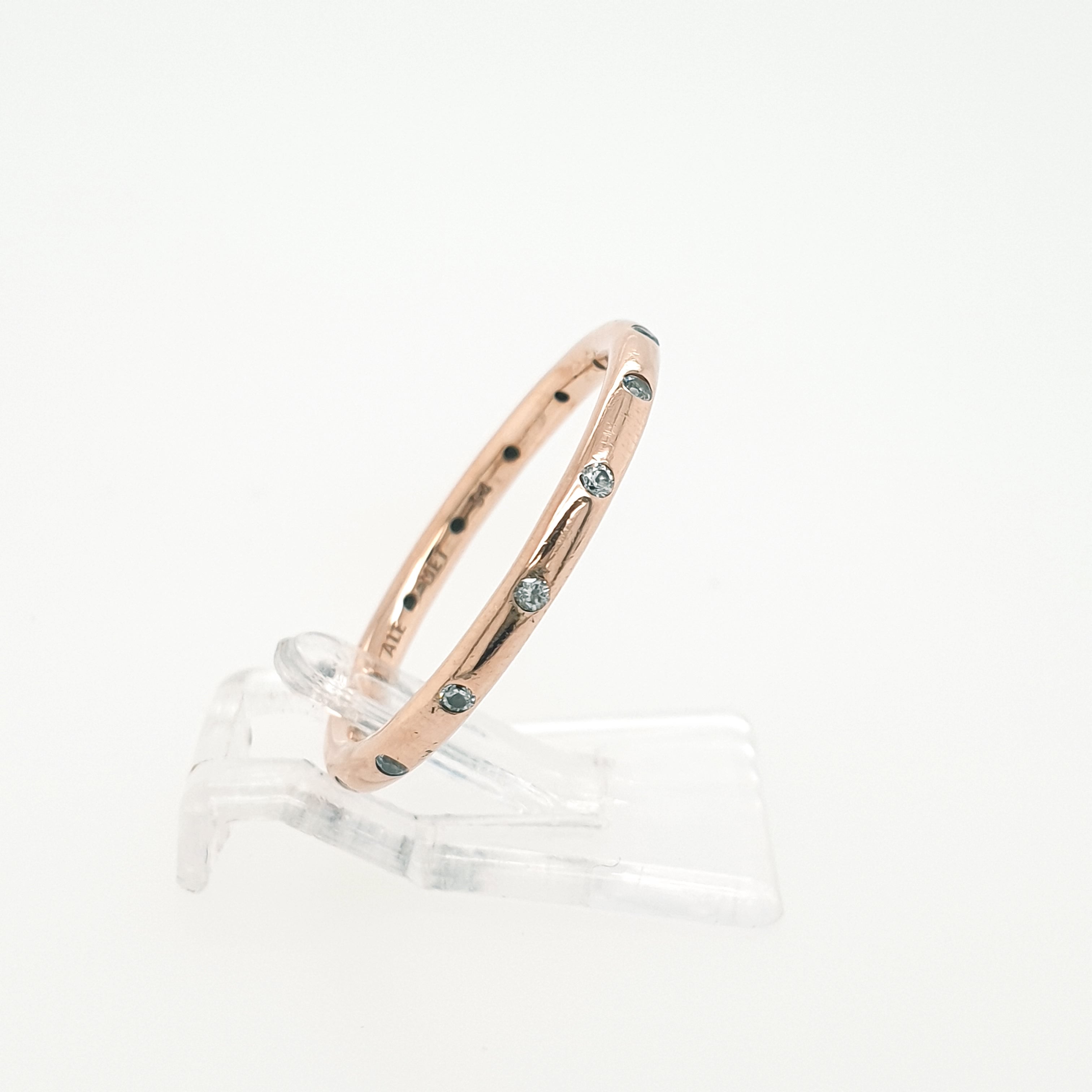 Pandora Zirkonia Ring 925 Sterling Silber Rosé vergoldet Gr. 54