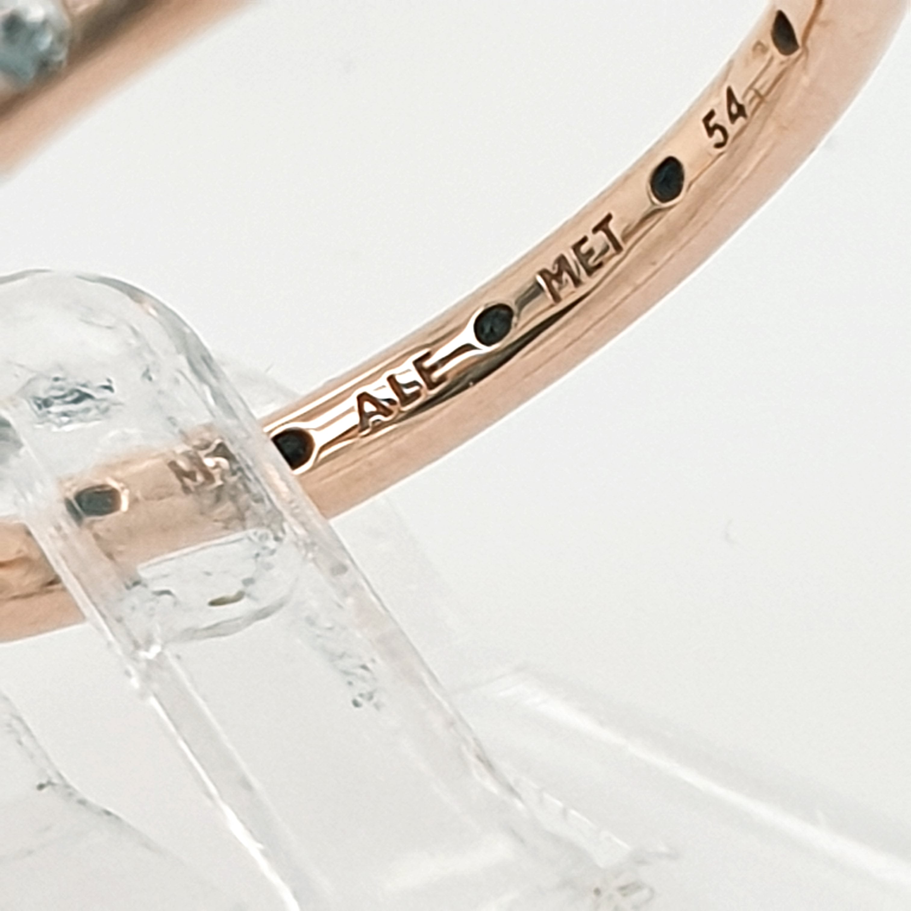 Pandora Zirkonia Ring 925 Sterling Silber Rosé vergoldet Gr. 54
