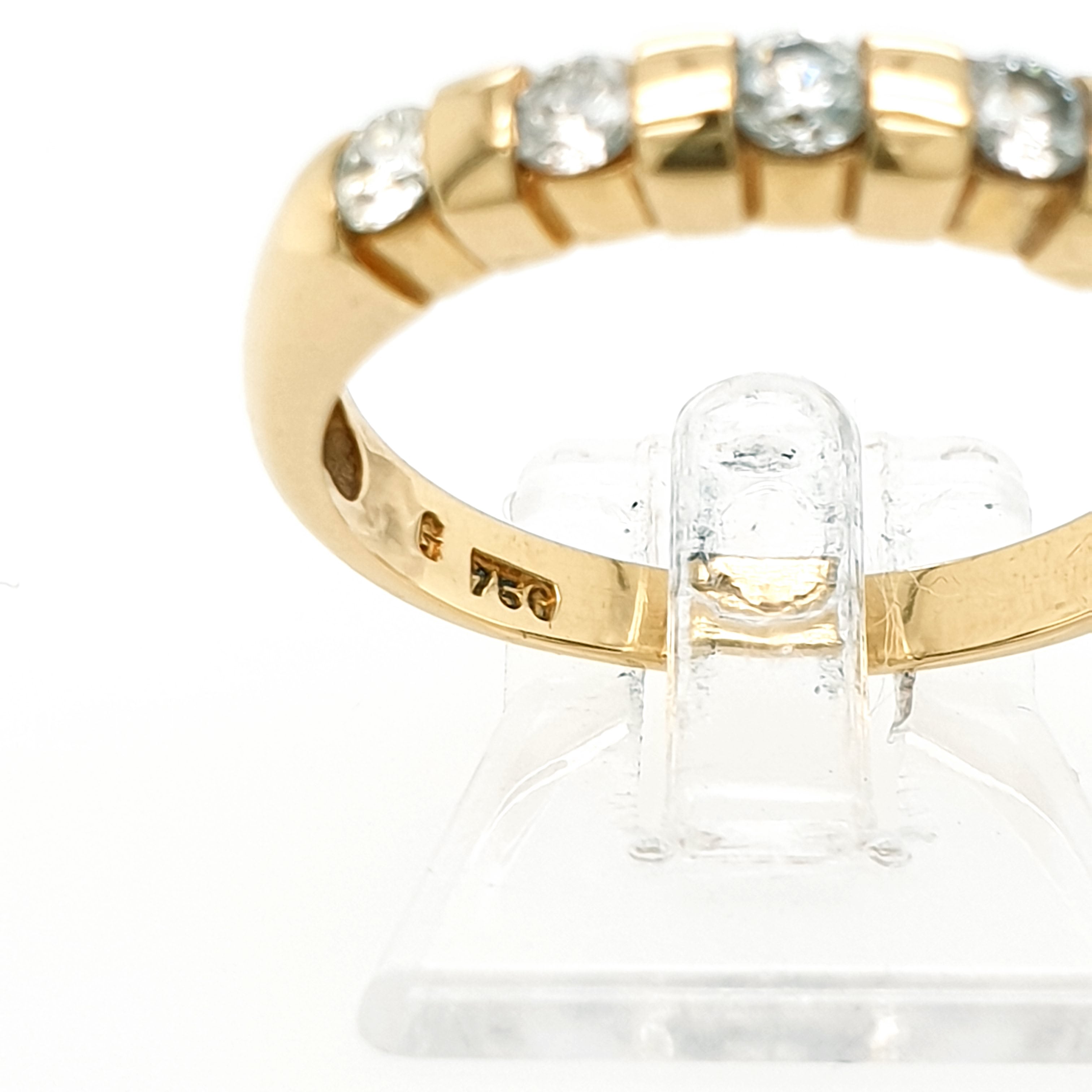 Brillant 0,325ct Ring 750 Gelbgold 18kt Gr. 58/18