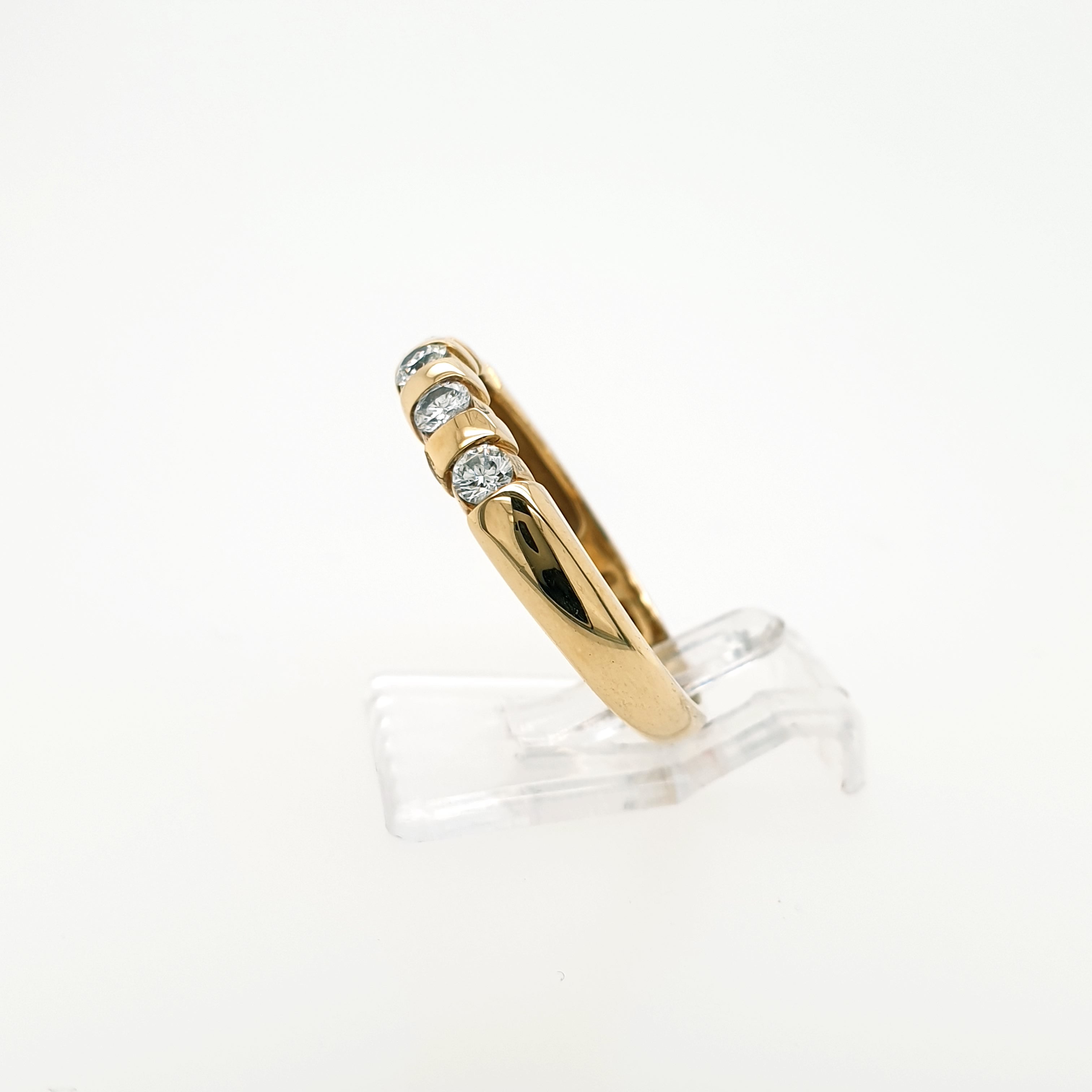 Brillant 0,325ct Ring 750 Gelbgold 18kt Gr. 58/18
